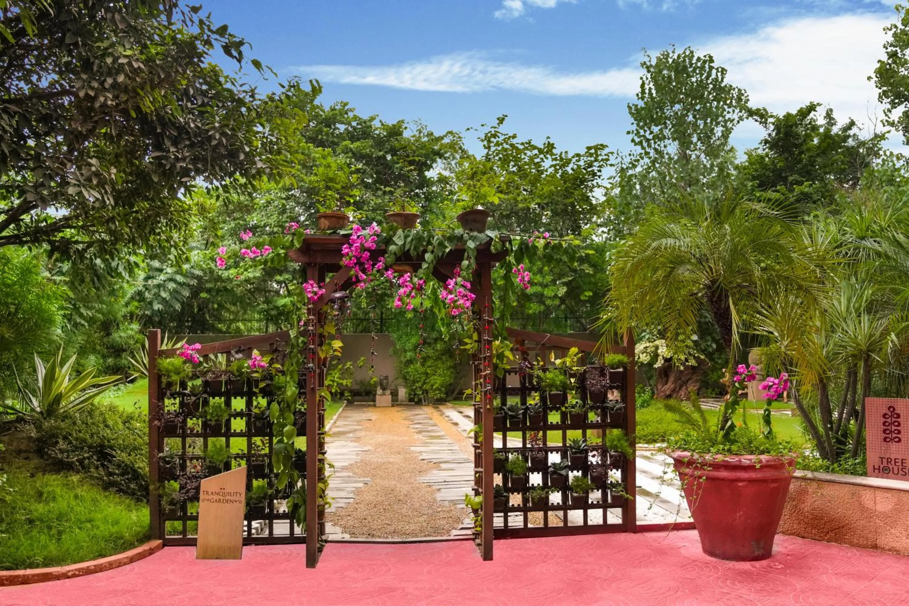 Facade/entrance in The Tree House Resort, A Club Mahindra Associate