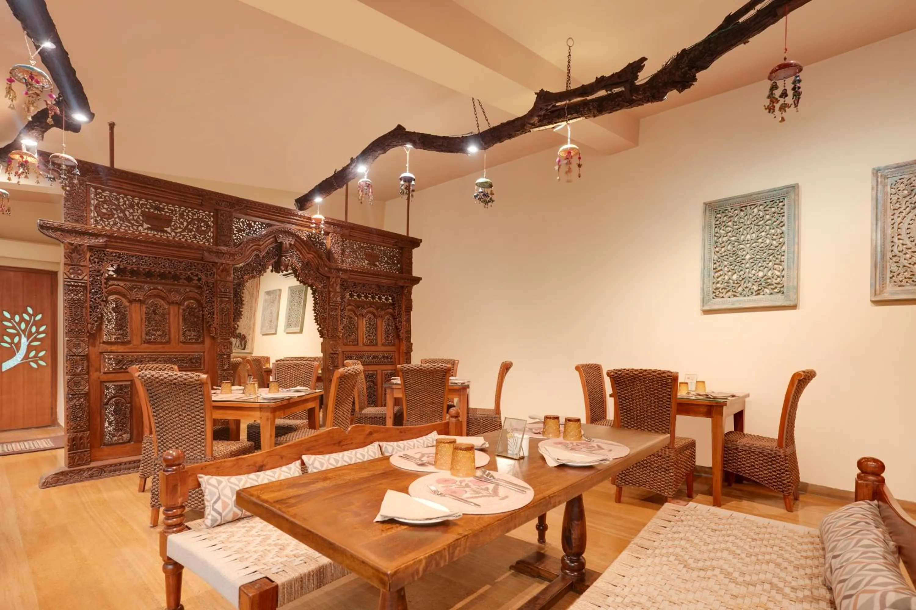 Restaurant/places to eat in The Tree House Resort, A Club Mahindra Associate