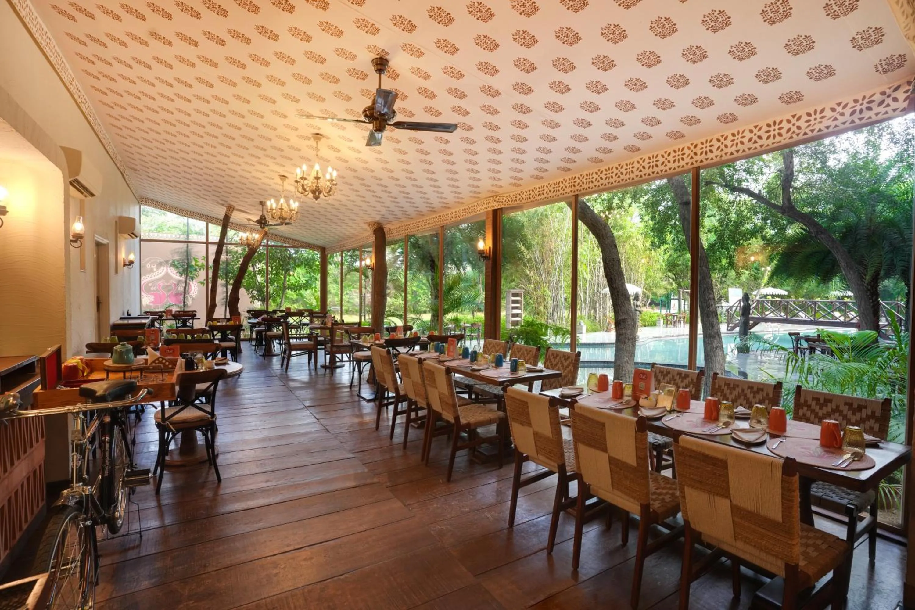 Restaurant/places to eat in The Tree House Resort, A Club Mahindra Associate