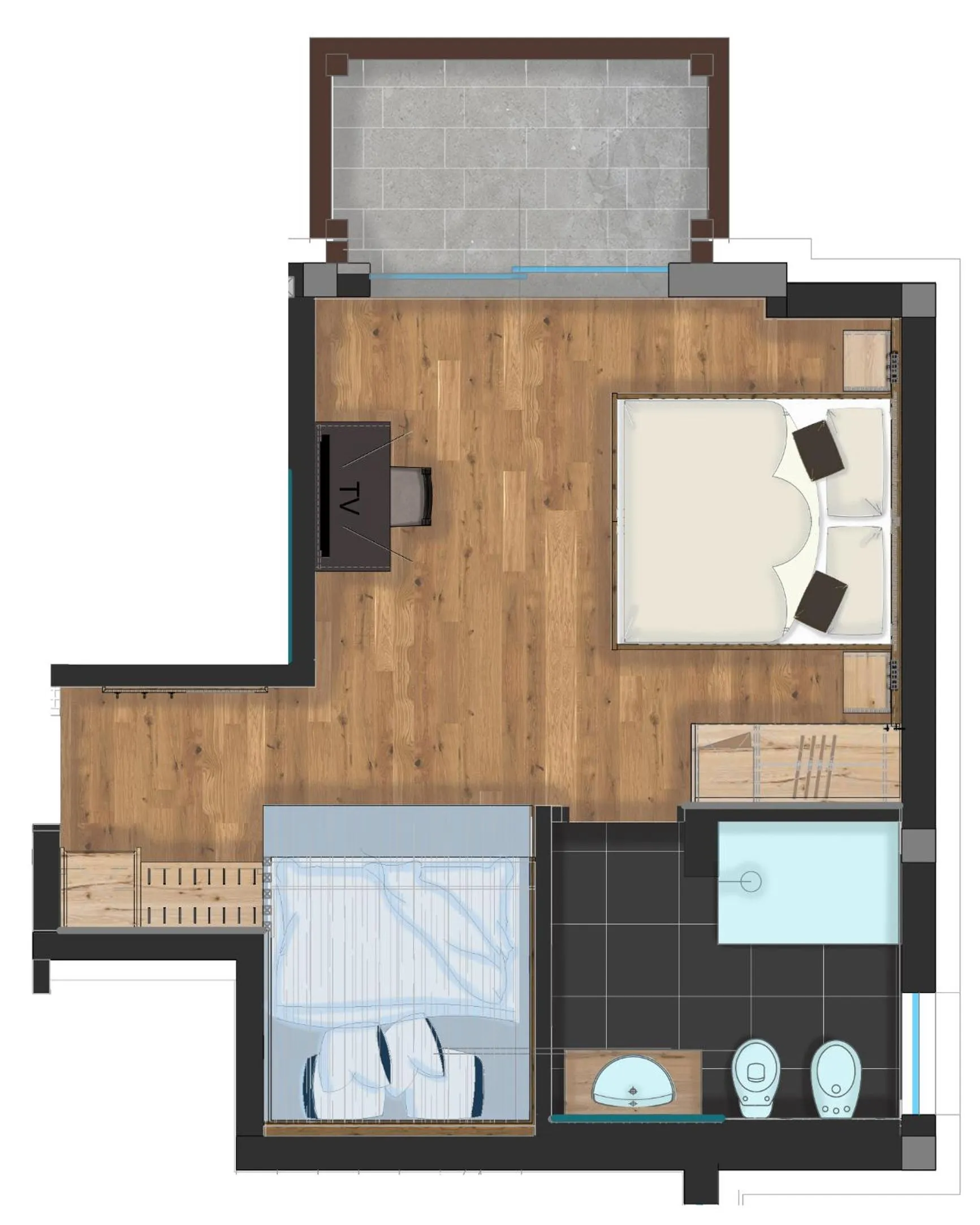 Floor plan in Hotel Wolf