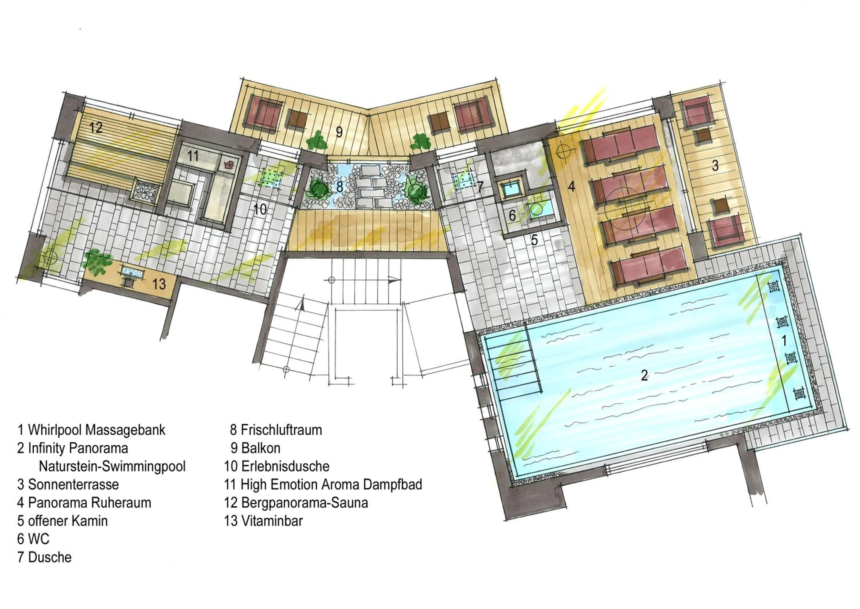 Floor plan in Alpinlodge & Spa