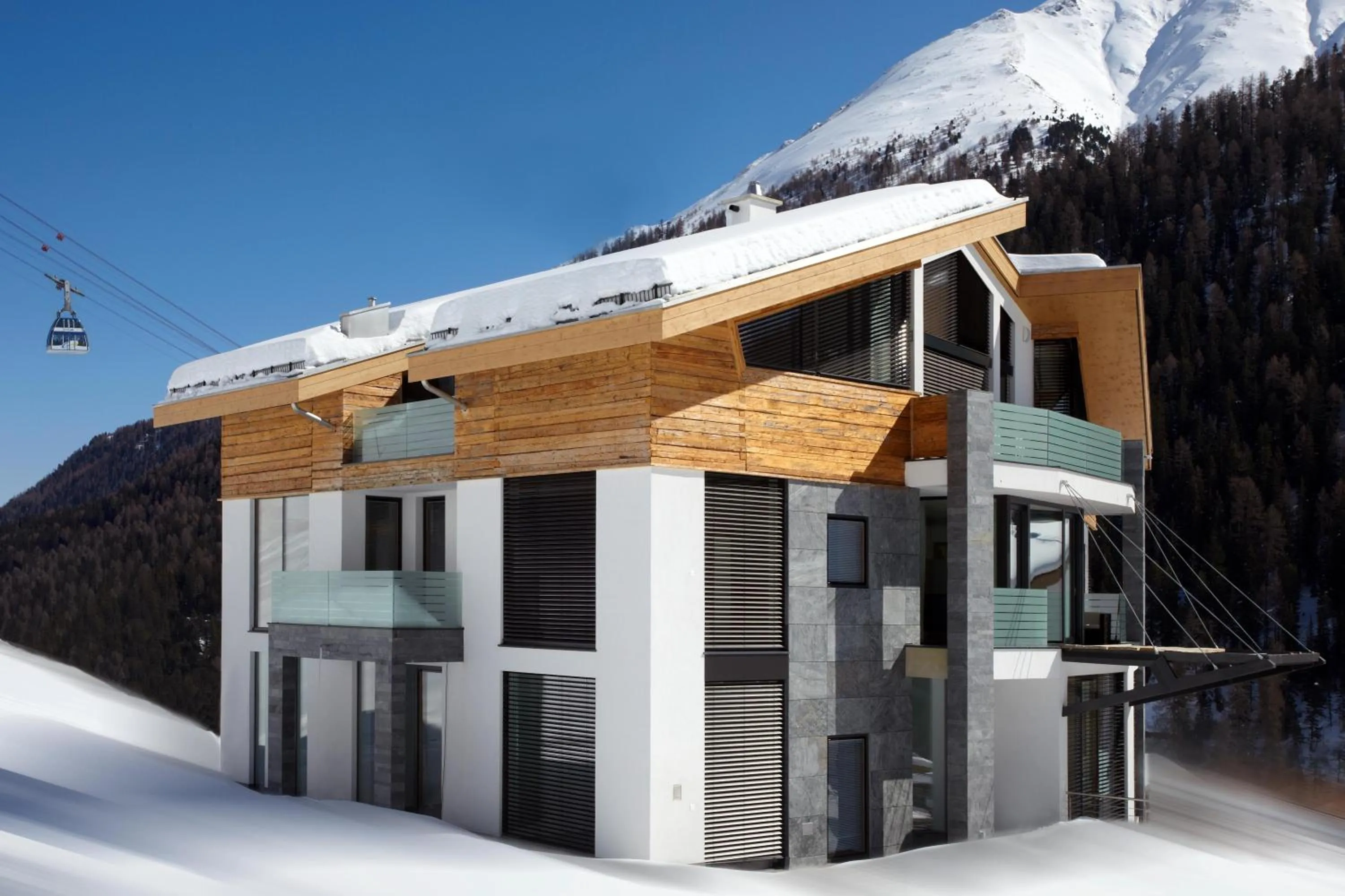 Facade/entrance in Alpinlodge & Spa