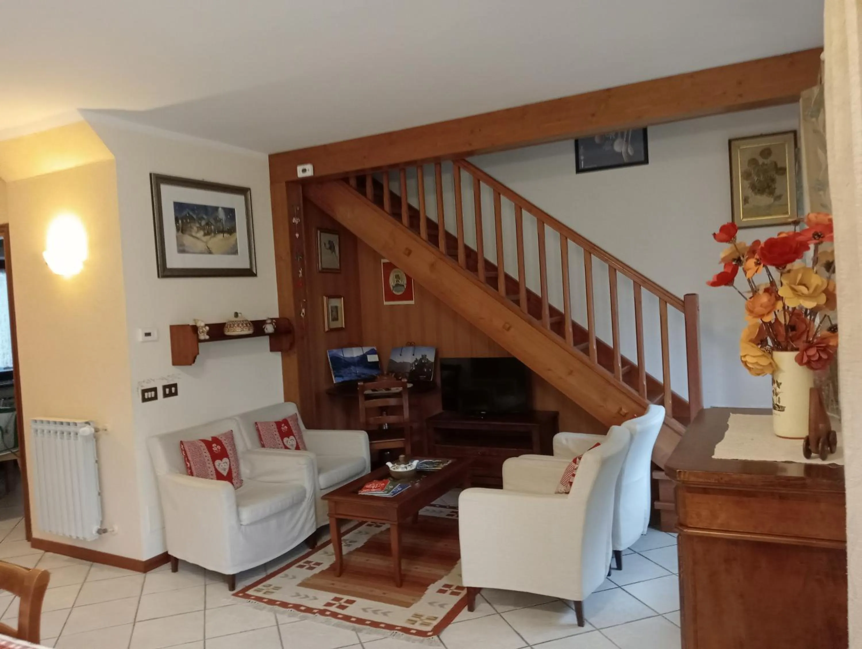 Living room in B&B Au Petit Bonheur