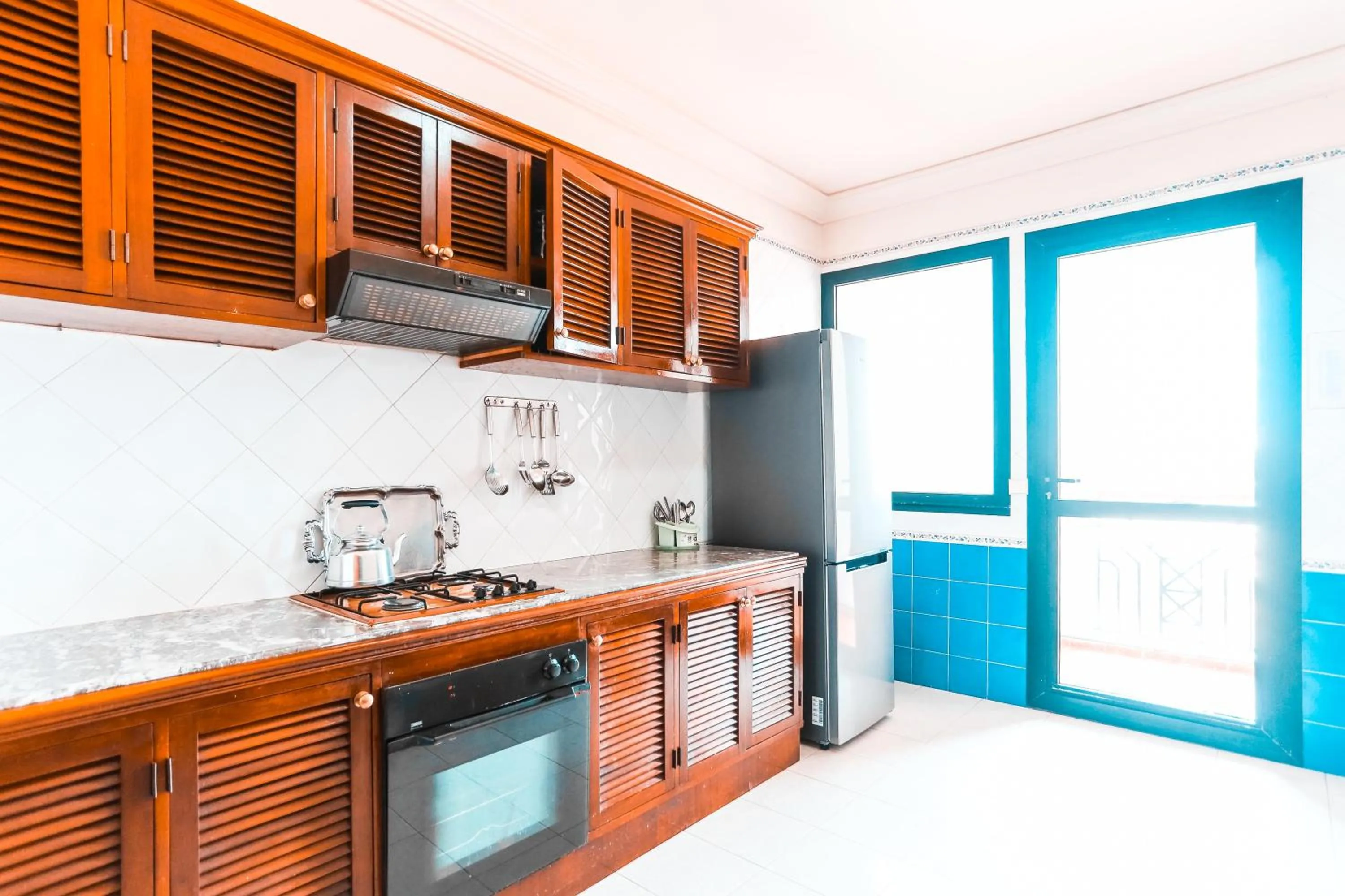 Kitchen or kitchenette in Appart Hotel Alia