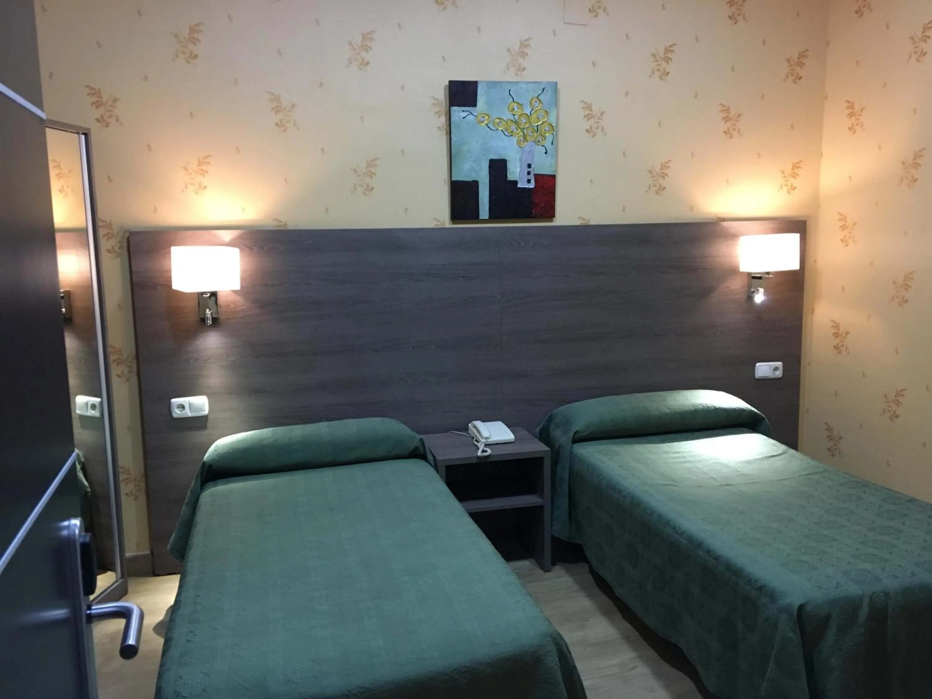 Bed in Hotel Nacional Melilla