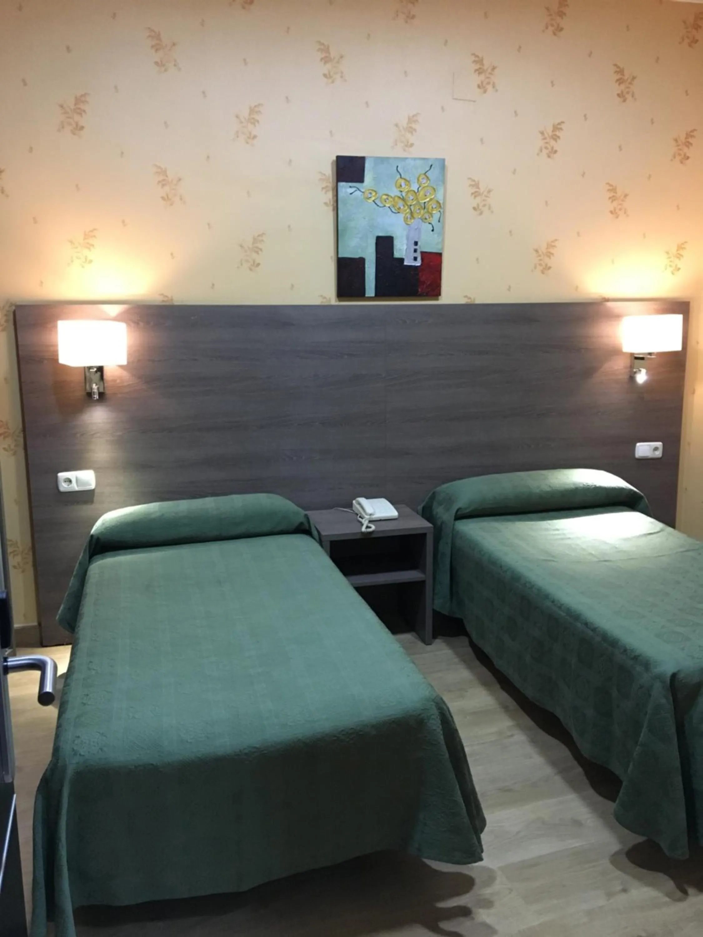 Bed in Hotel Nacional Melilla