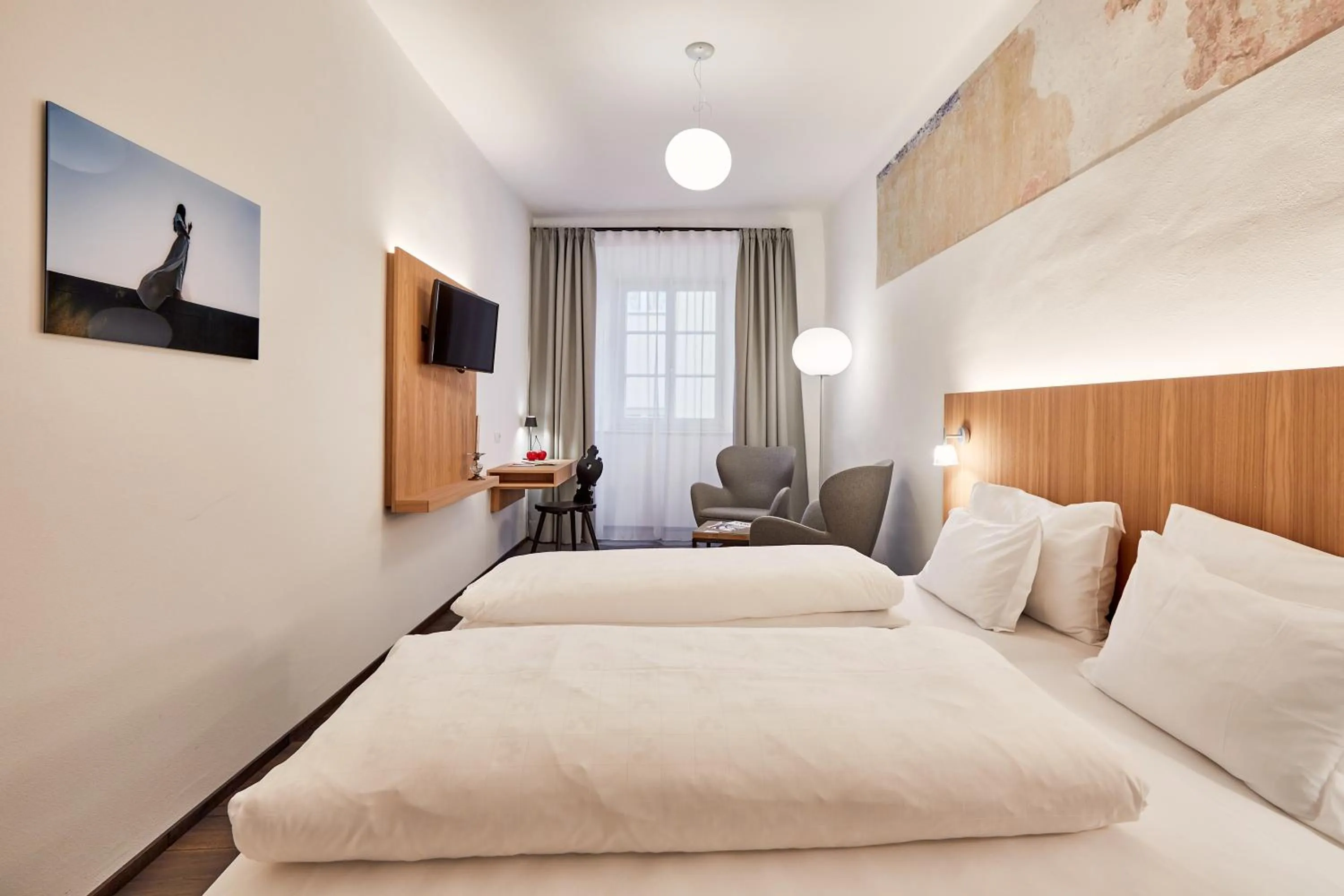 Bed in Hotel Walther v.d. Vogelweide Superior