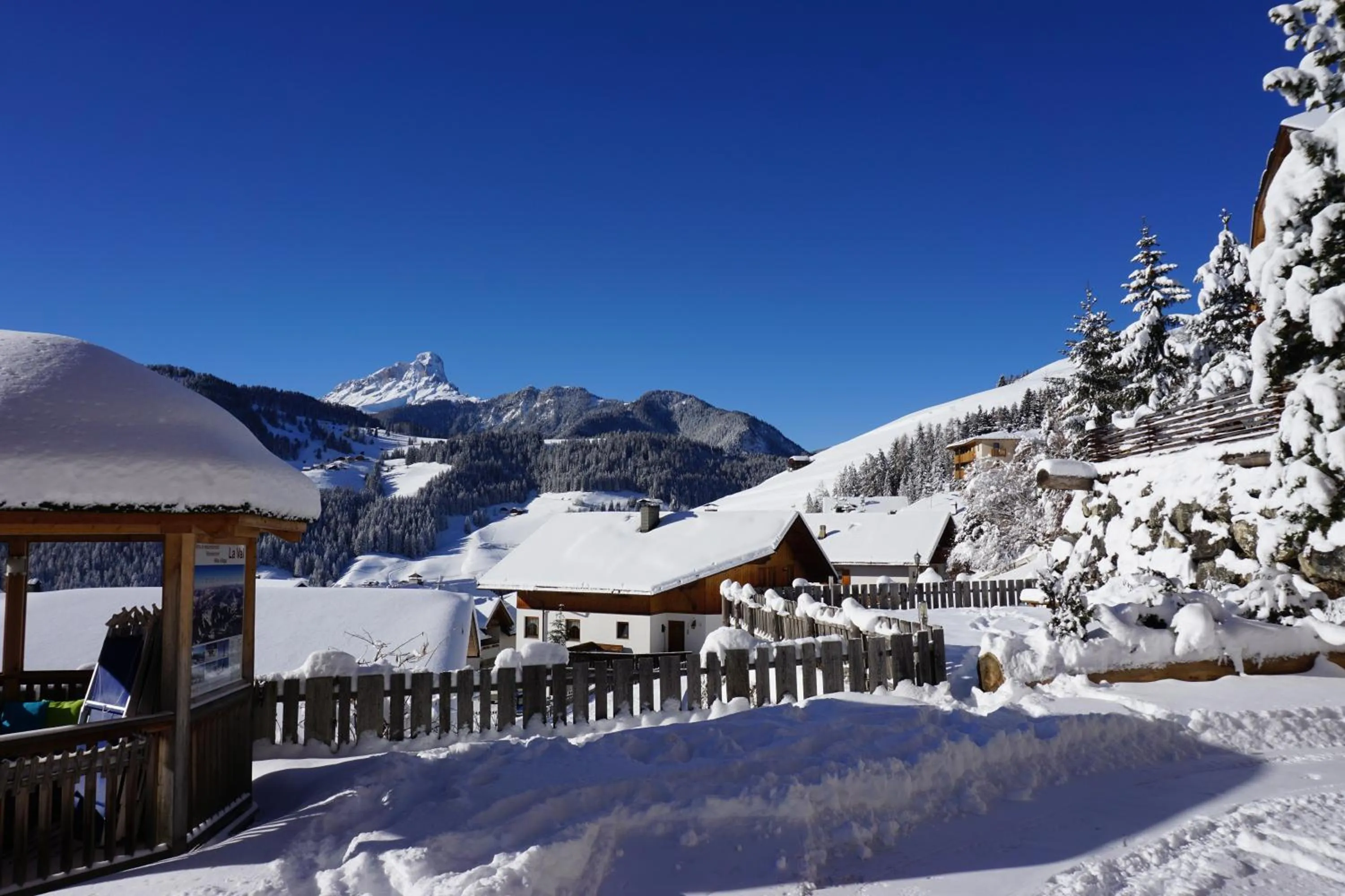 Garden view in La Palsa