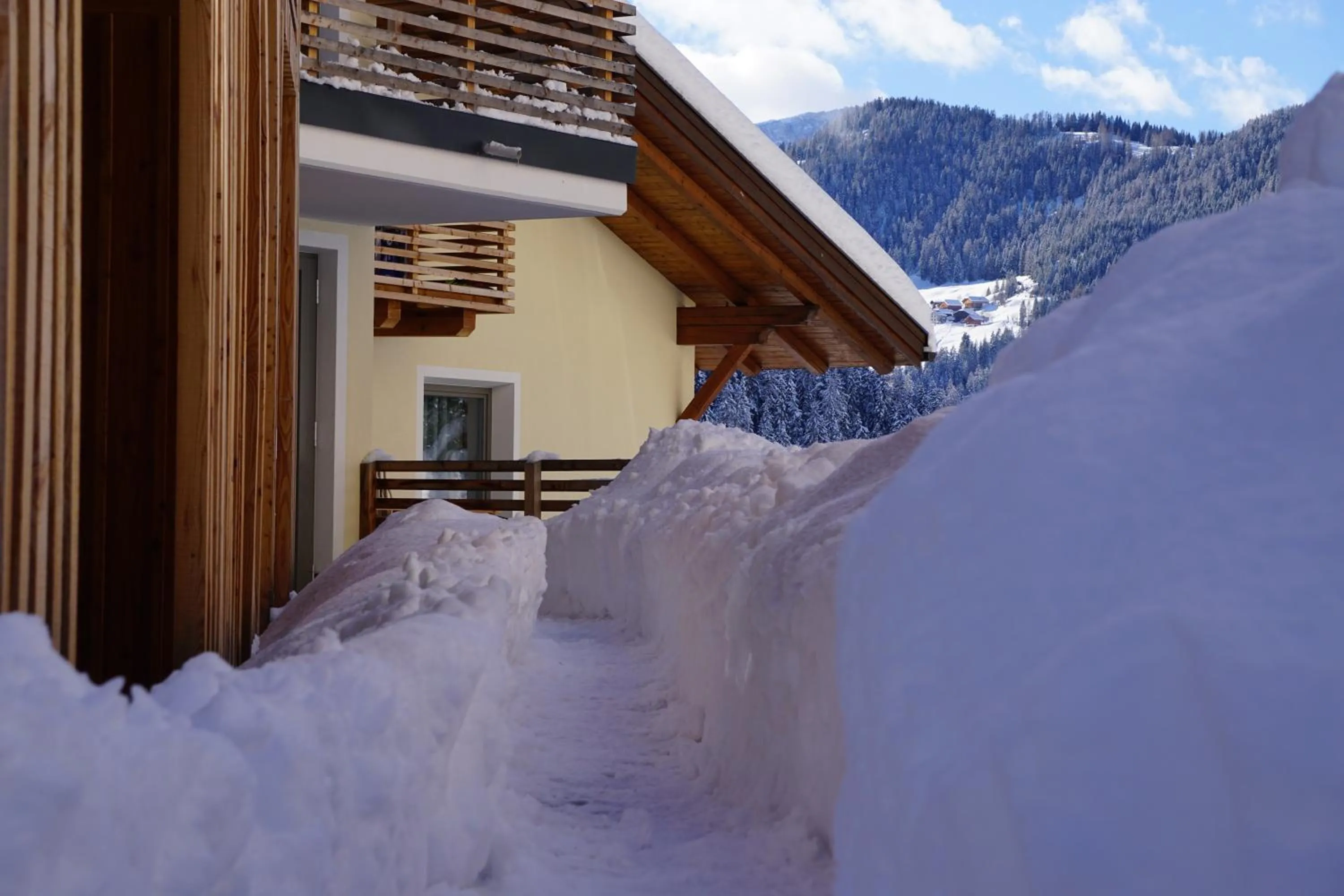 Garden view in La Palsa