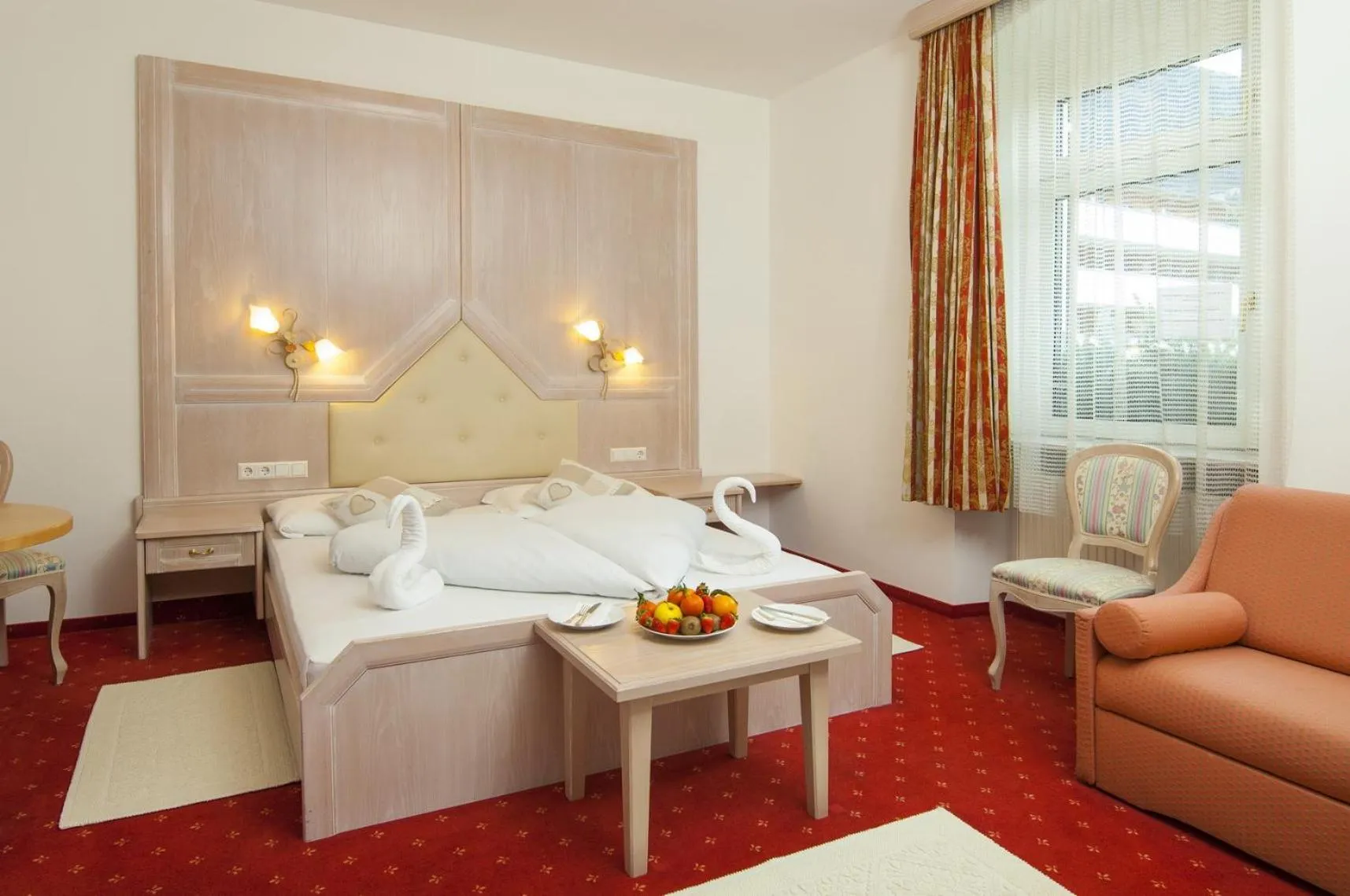 Bed in Albergo al Cervo - Gasthof zum Hirschen