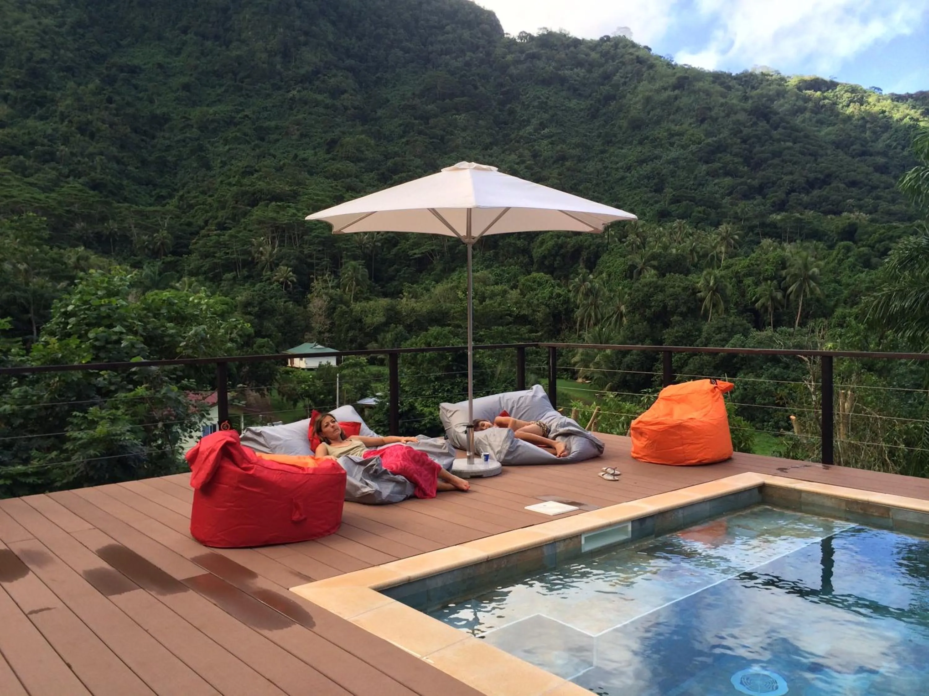 Patio in La Villa Te Fetia Nui Moorea