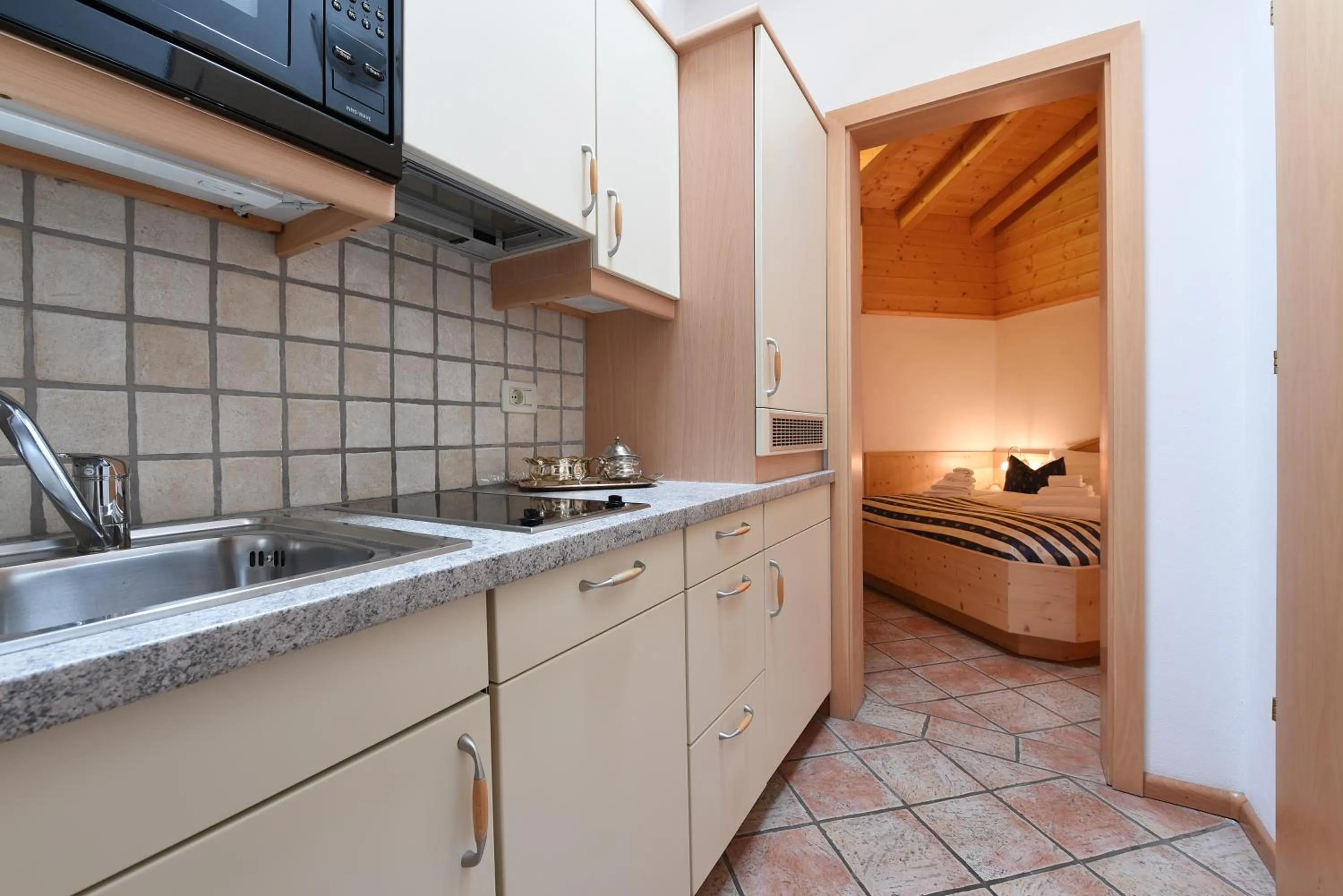 Kitchen or kitchenette in Alpin-Residence Amadeus