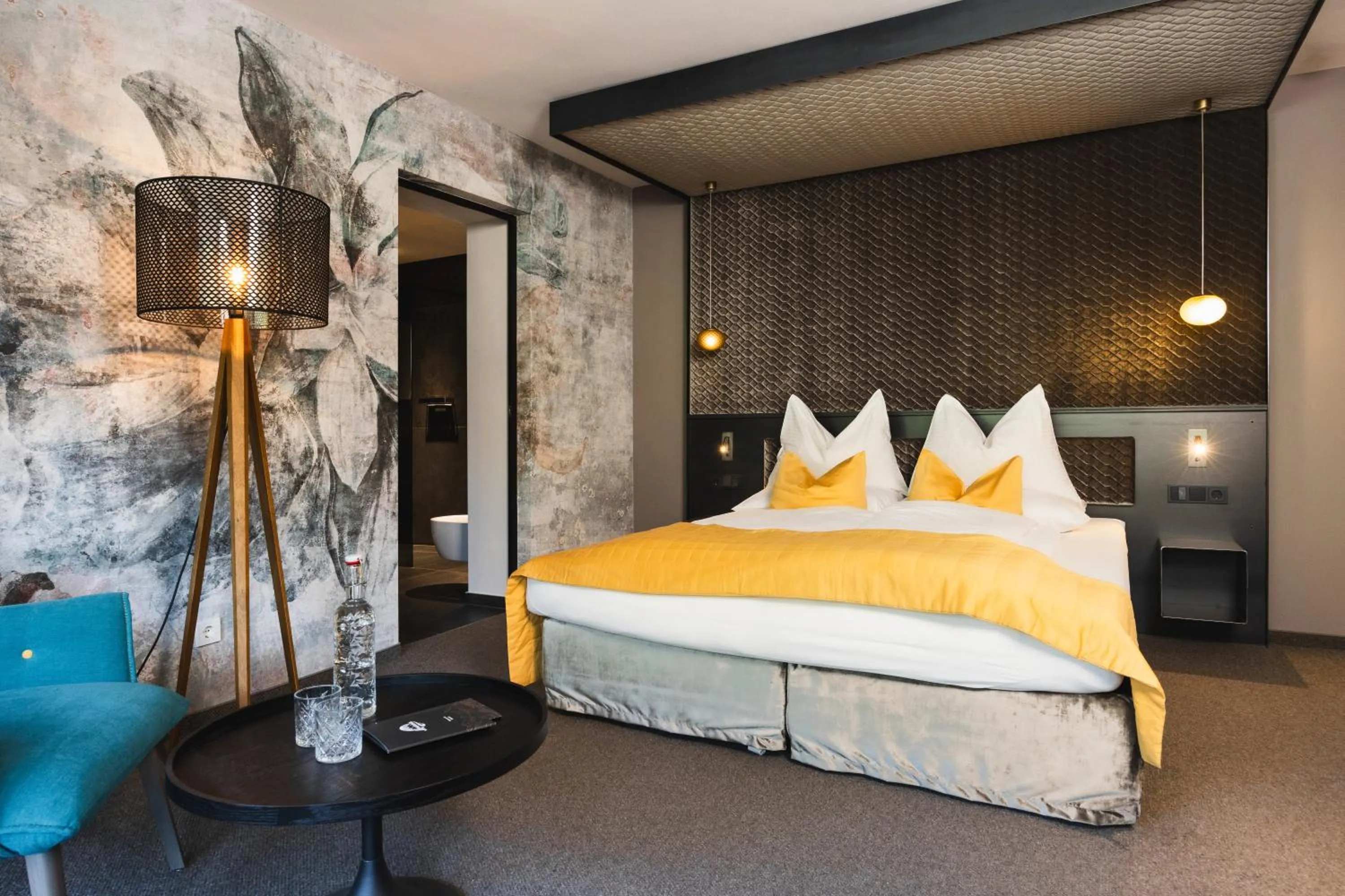 Balcony/Terrace, Bed in Das Mondschein