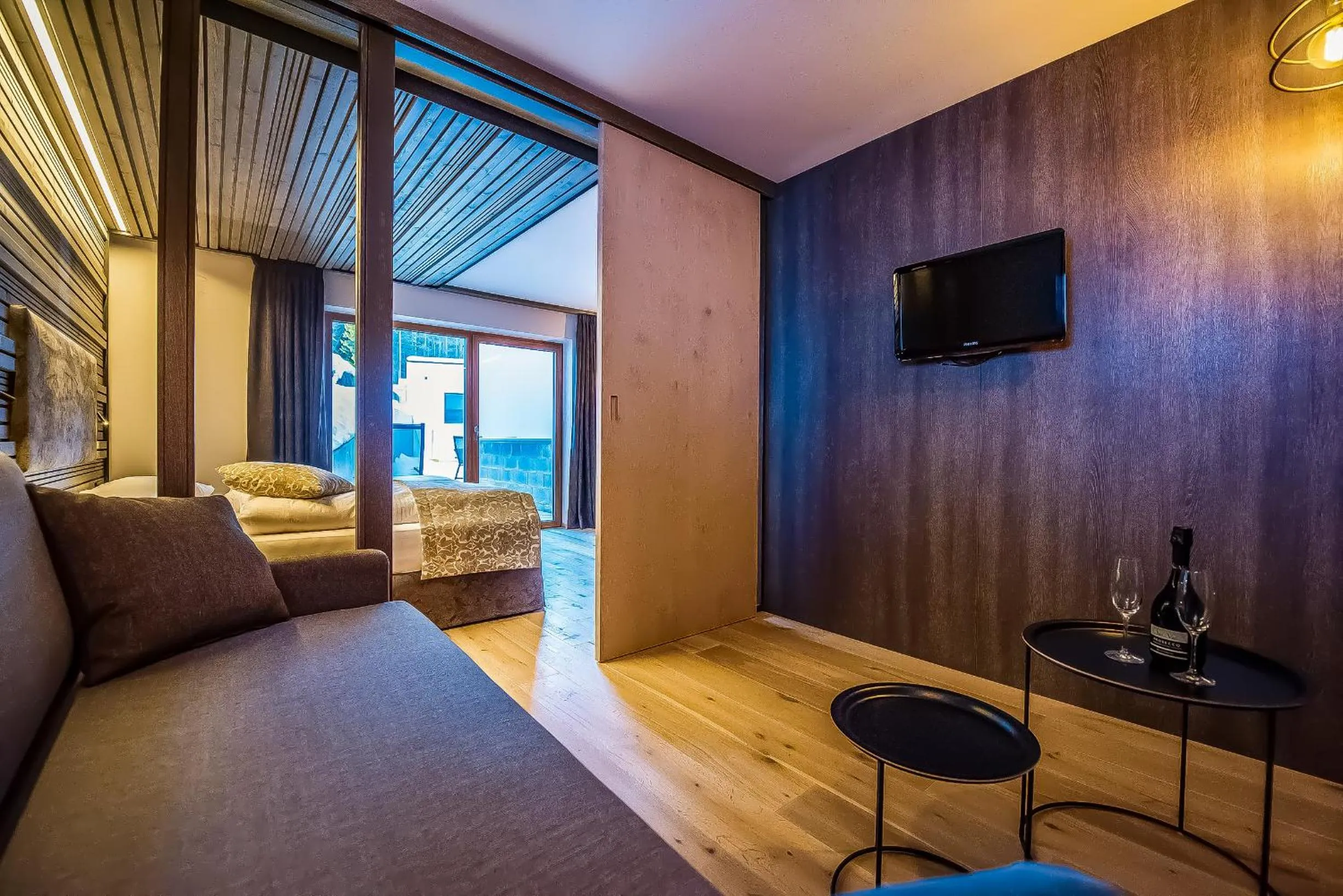 Bed in Das Mondschein