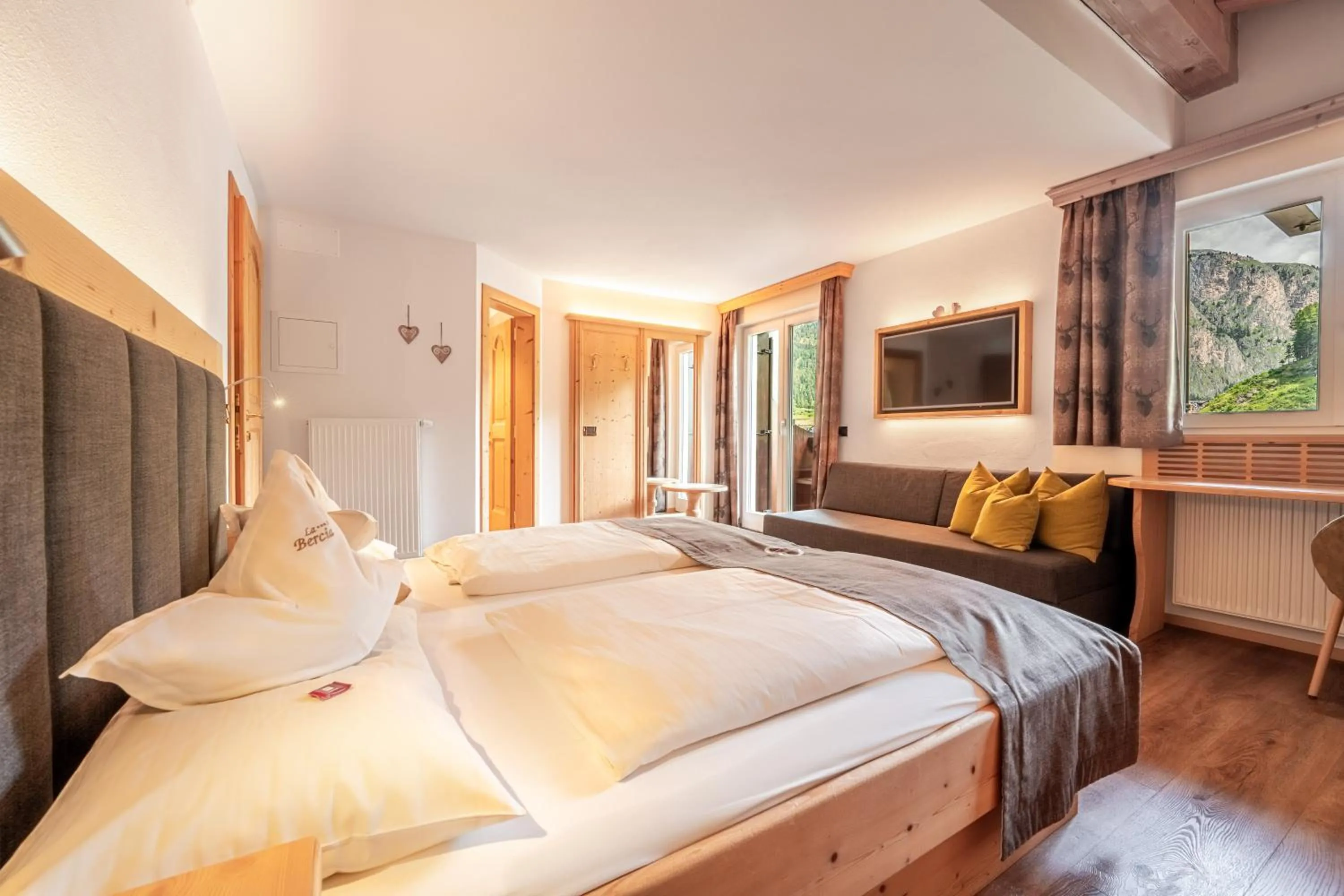 Bed in Garni la Bercia