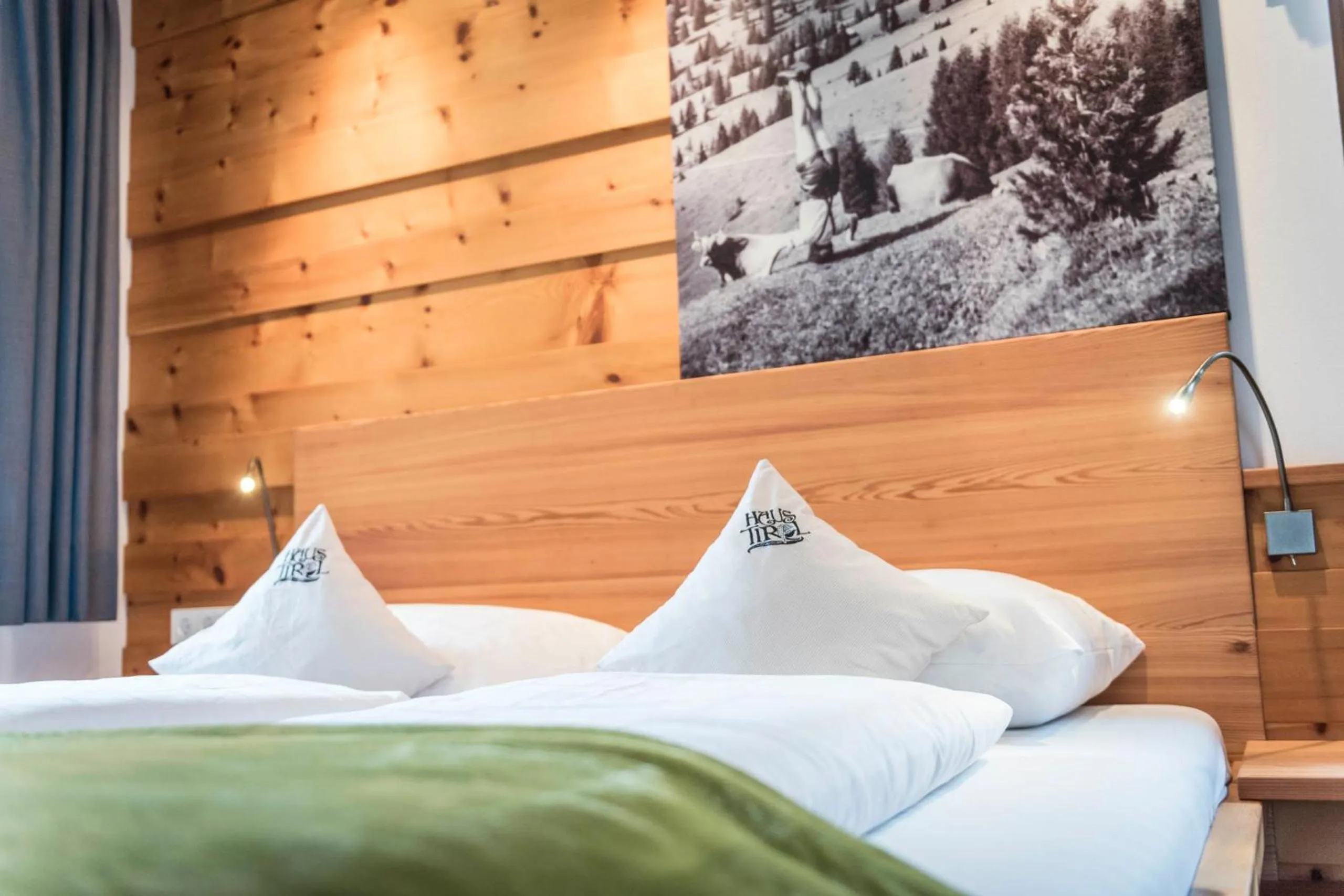 Bed in Pension Haus Tirol