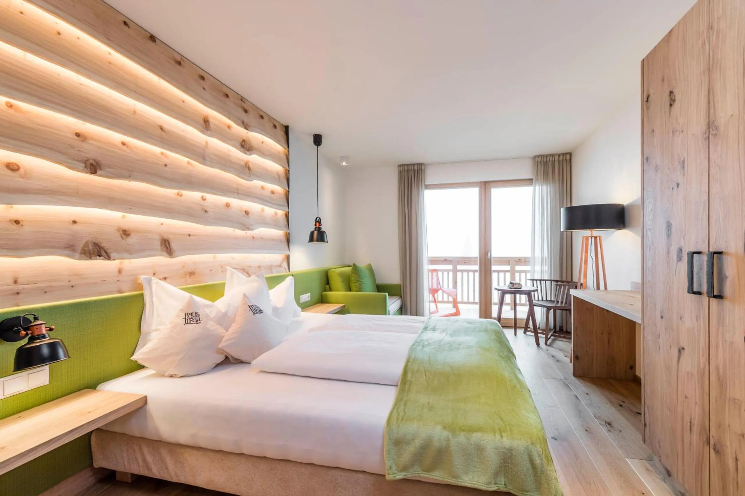 Bed in Pension Haus Tirol