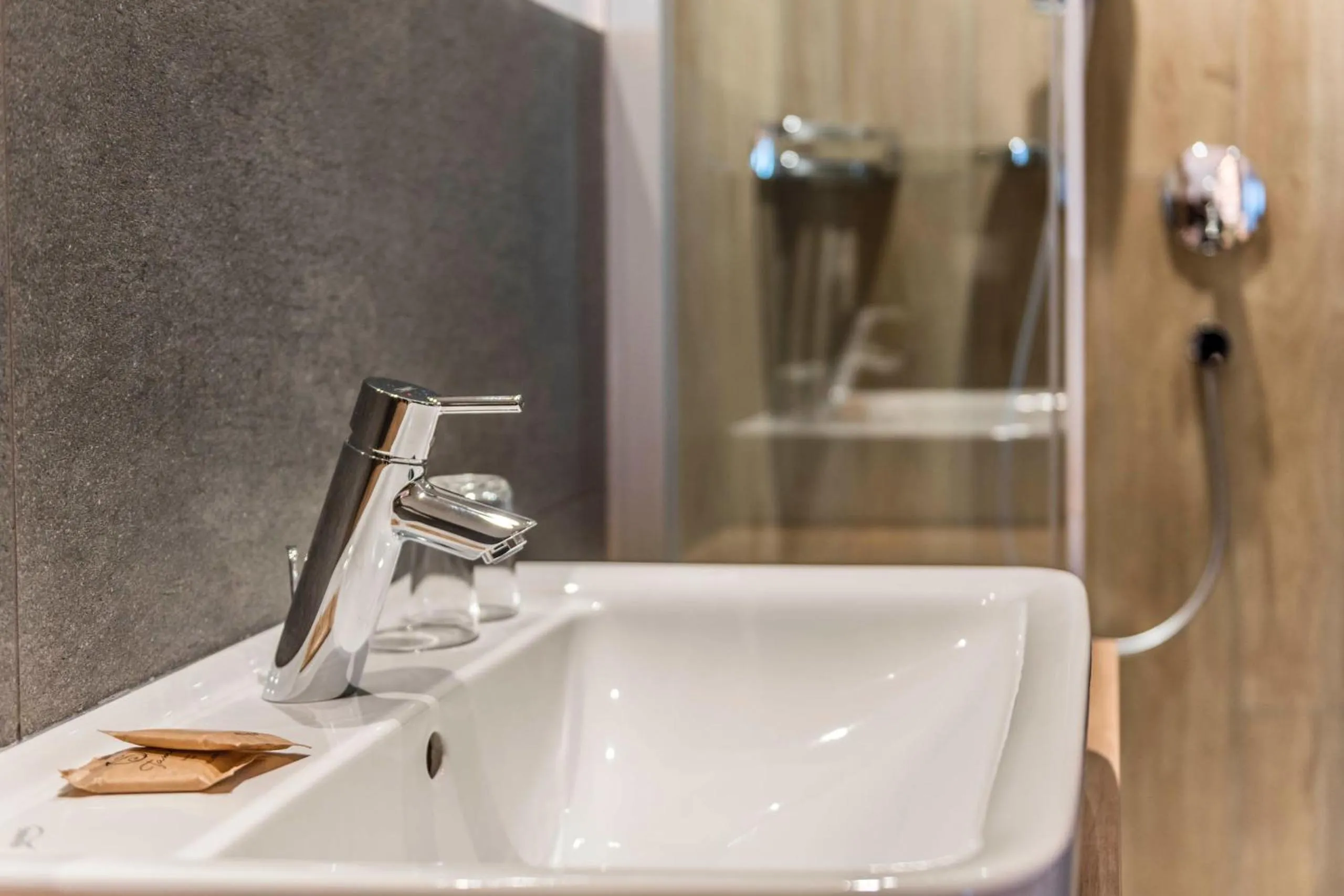 Shower in Pension Haus Tirol