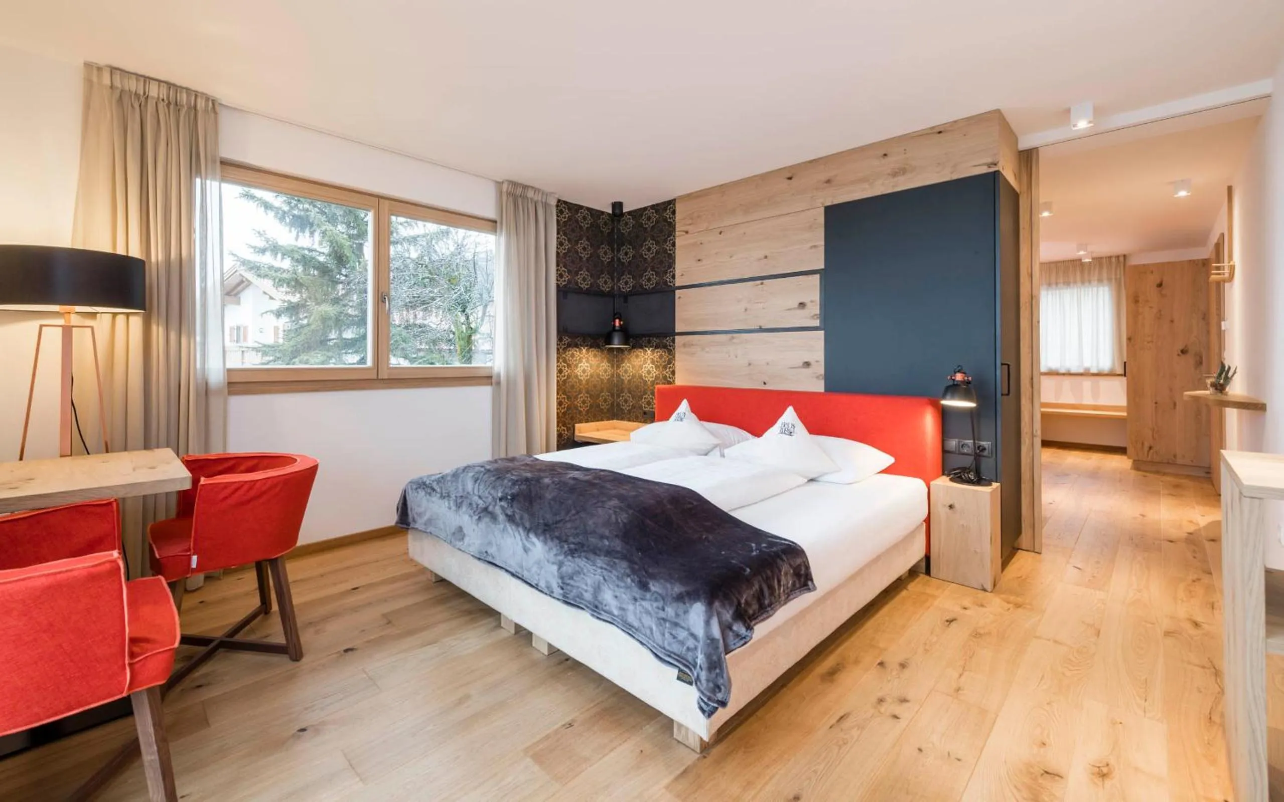 Bed in Pension Haus Tirol