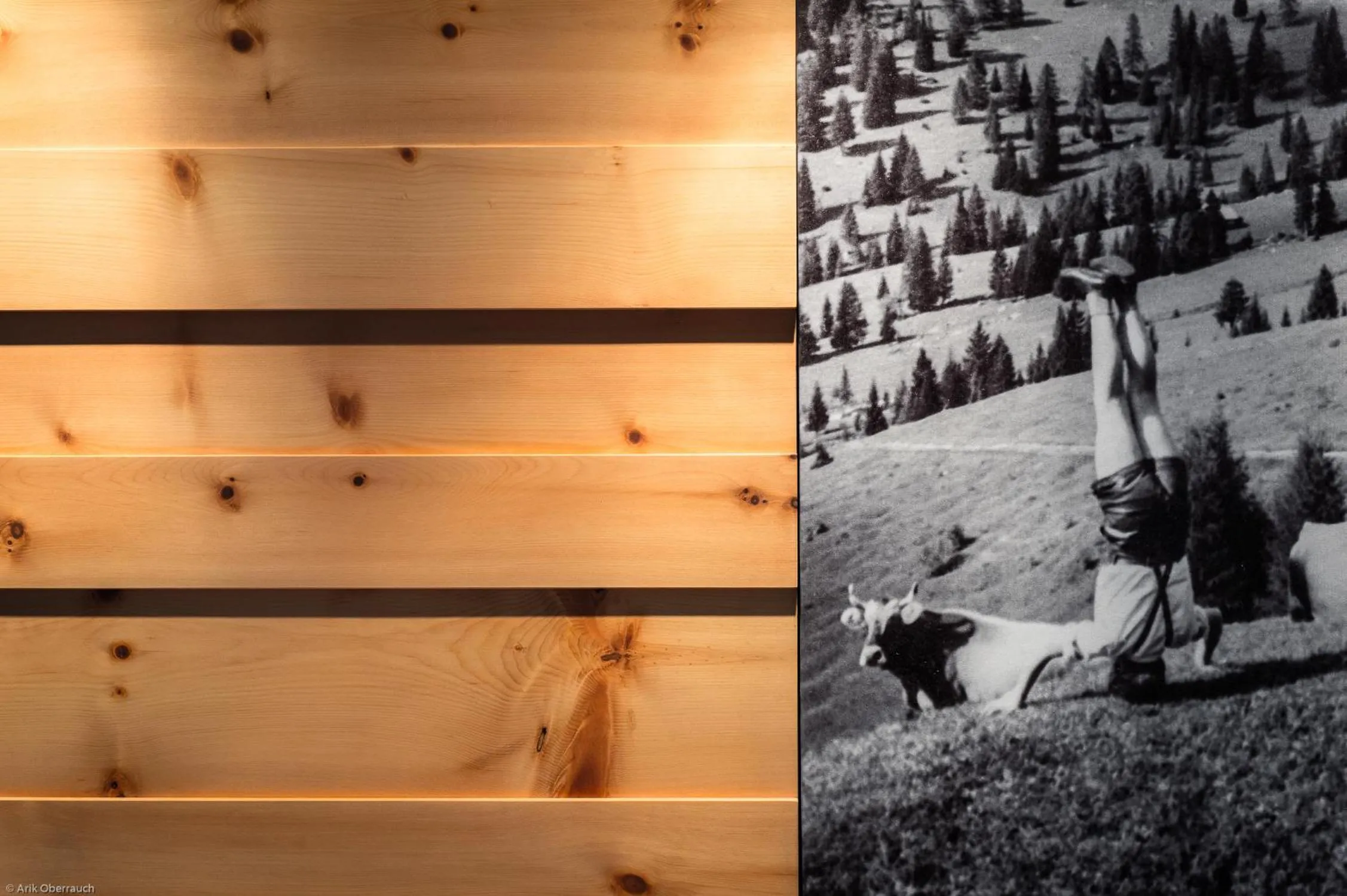 Decorative detail in Pension Haus Tirol