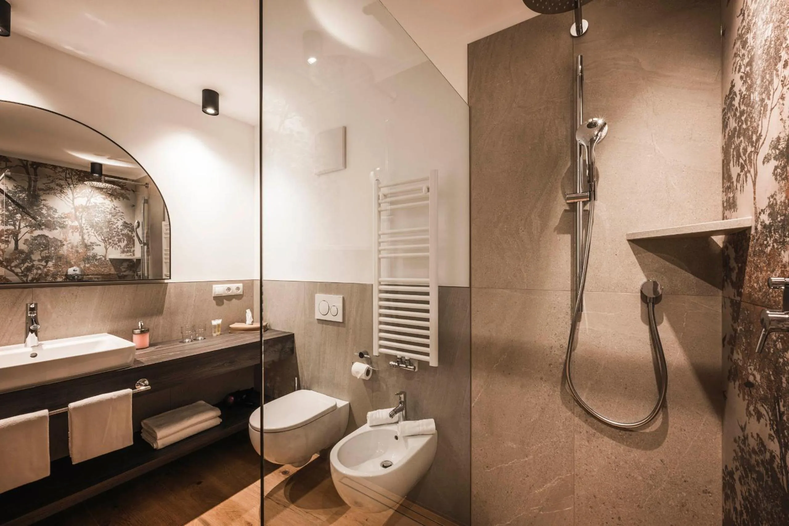 Shower in Pension Haus Tirol