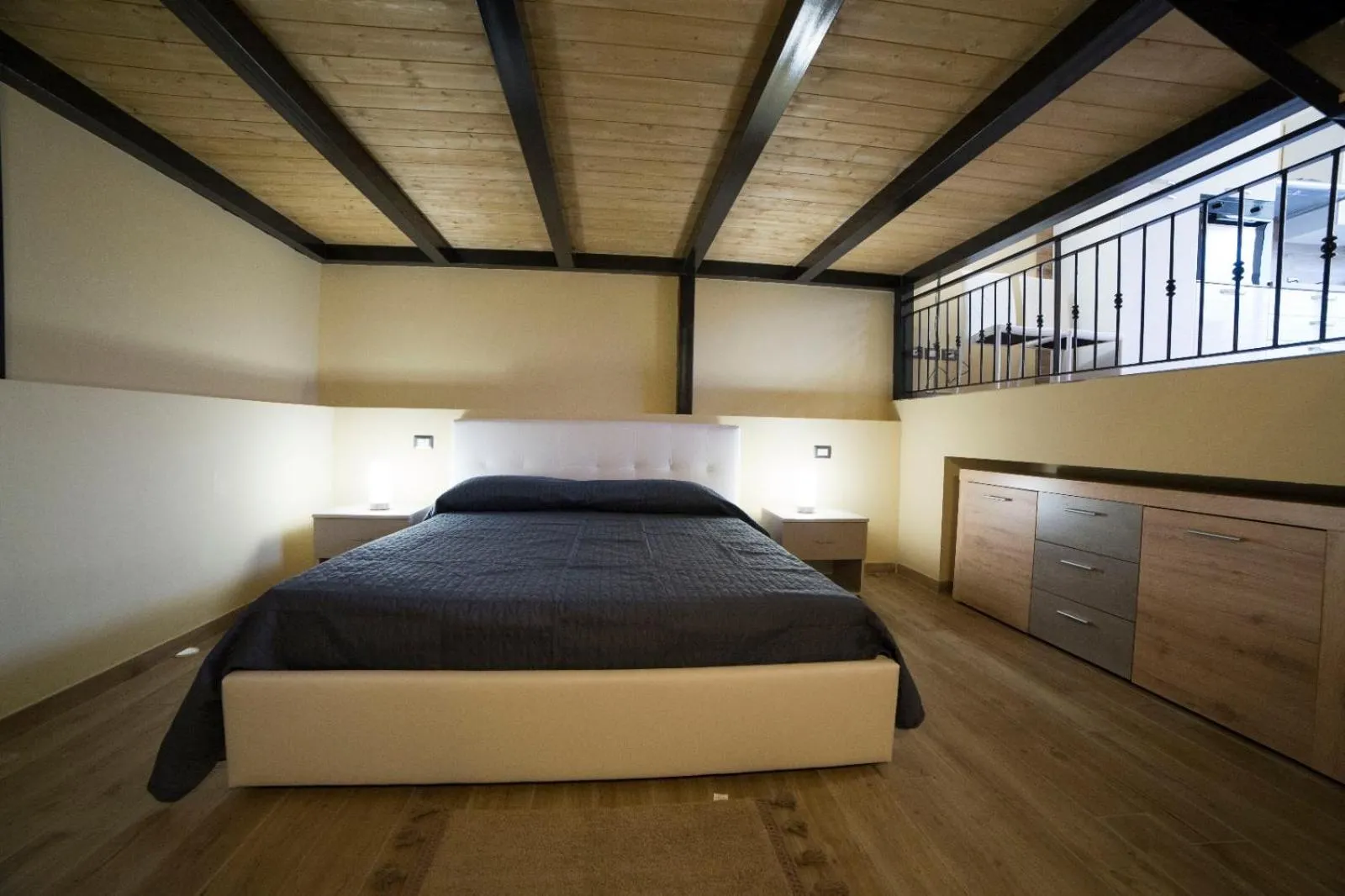 Bed in SUNSET LOFT