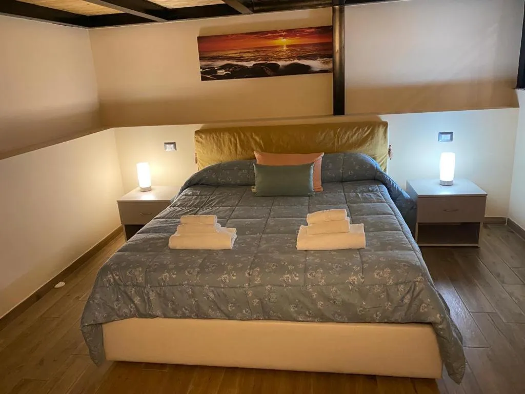 Bed in SUNSET LOFT
