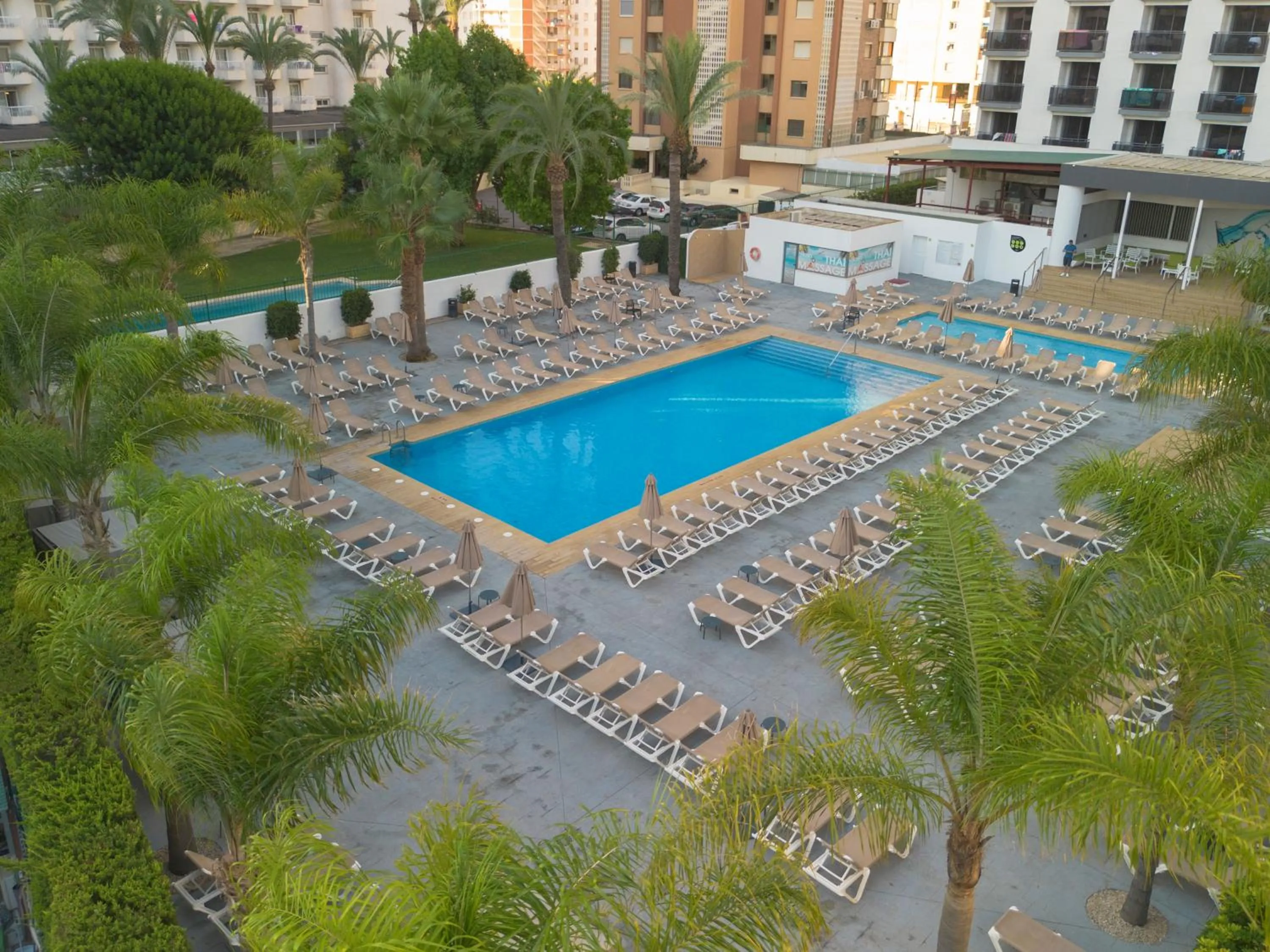 Pool view in Flash Hotel Benidorm - Recommended Adults Only 4 Sup