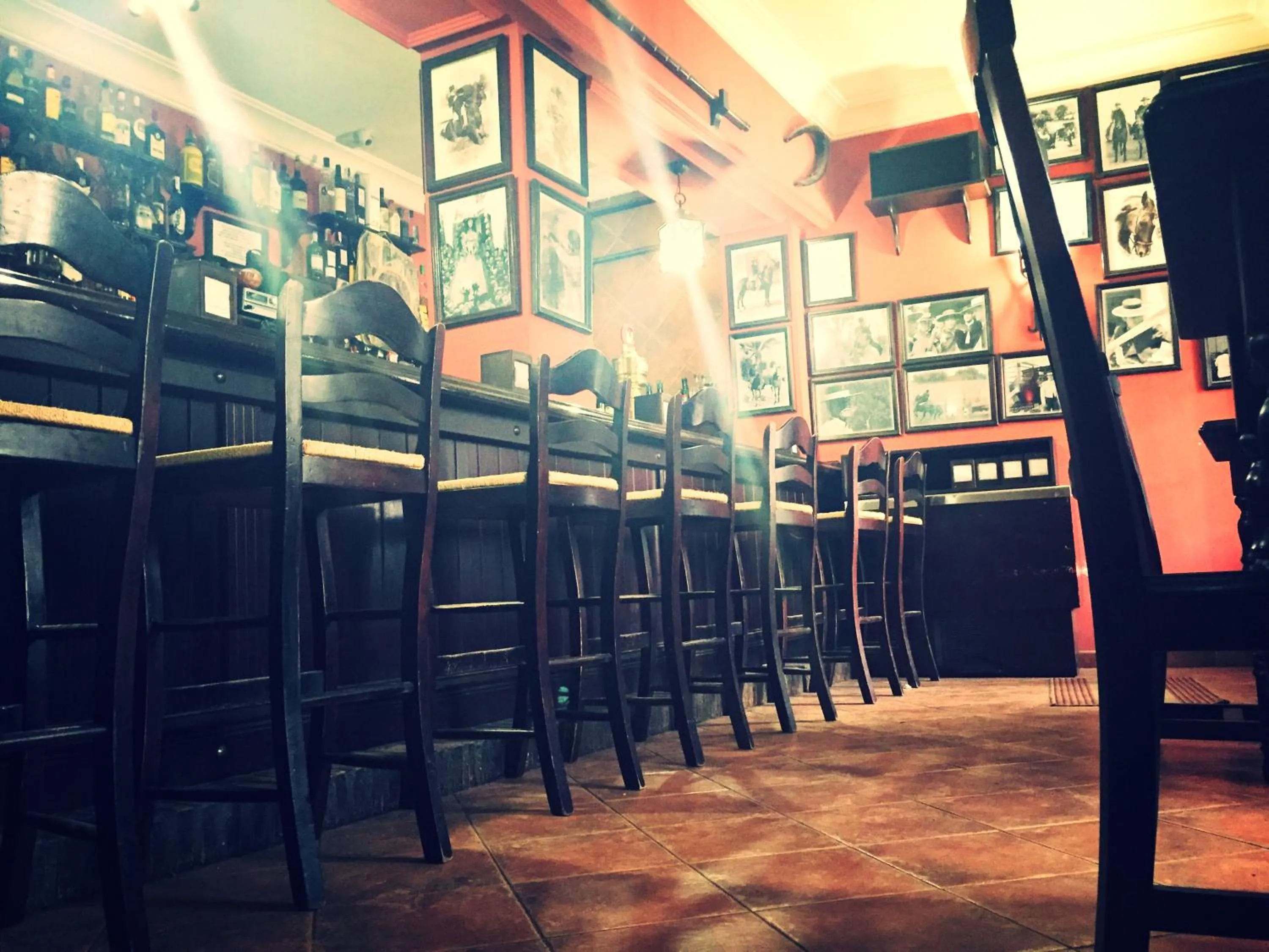 Lounge or bar in Hostal Pechi