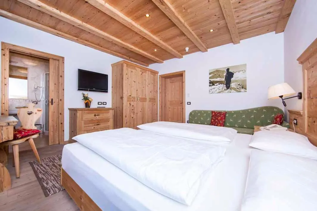 Bed in Hotel Corona Krone