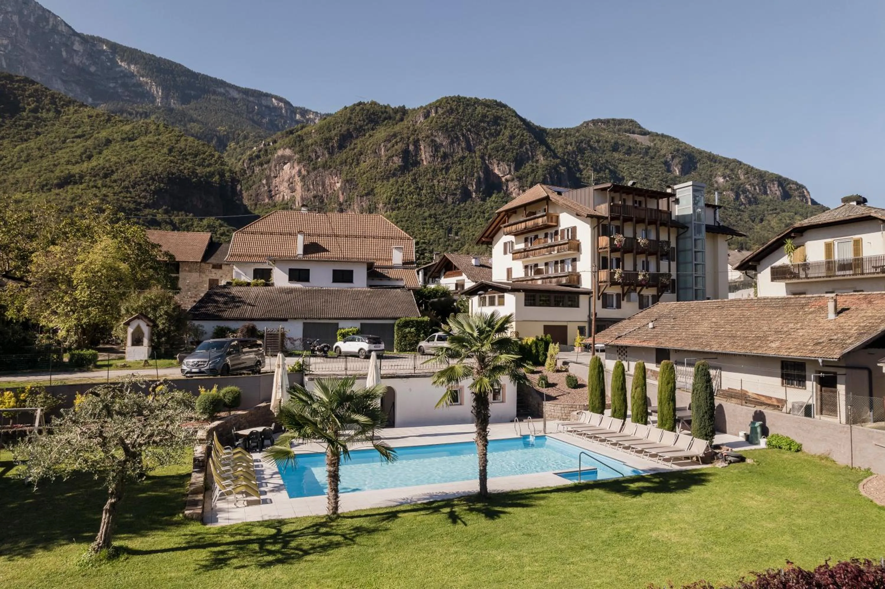 Swimming pool in Hotel Stamserhof