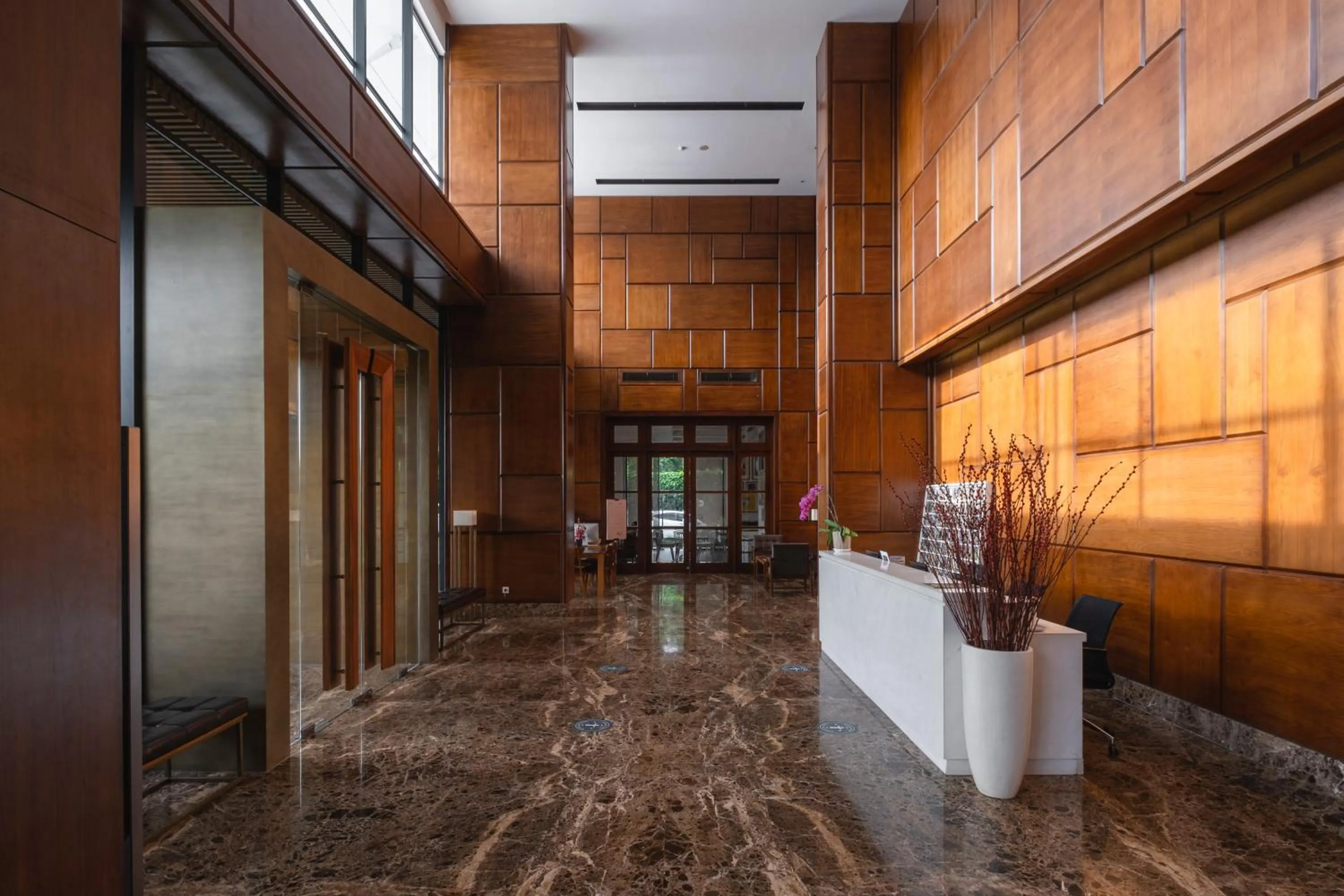 Lobby or reception in Veranda Serviced Residence Puri