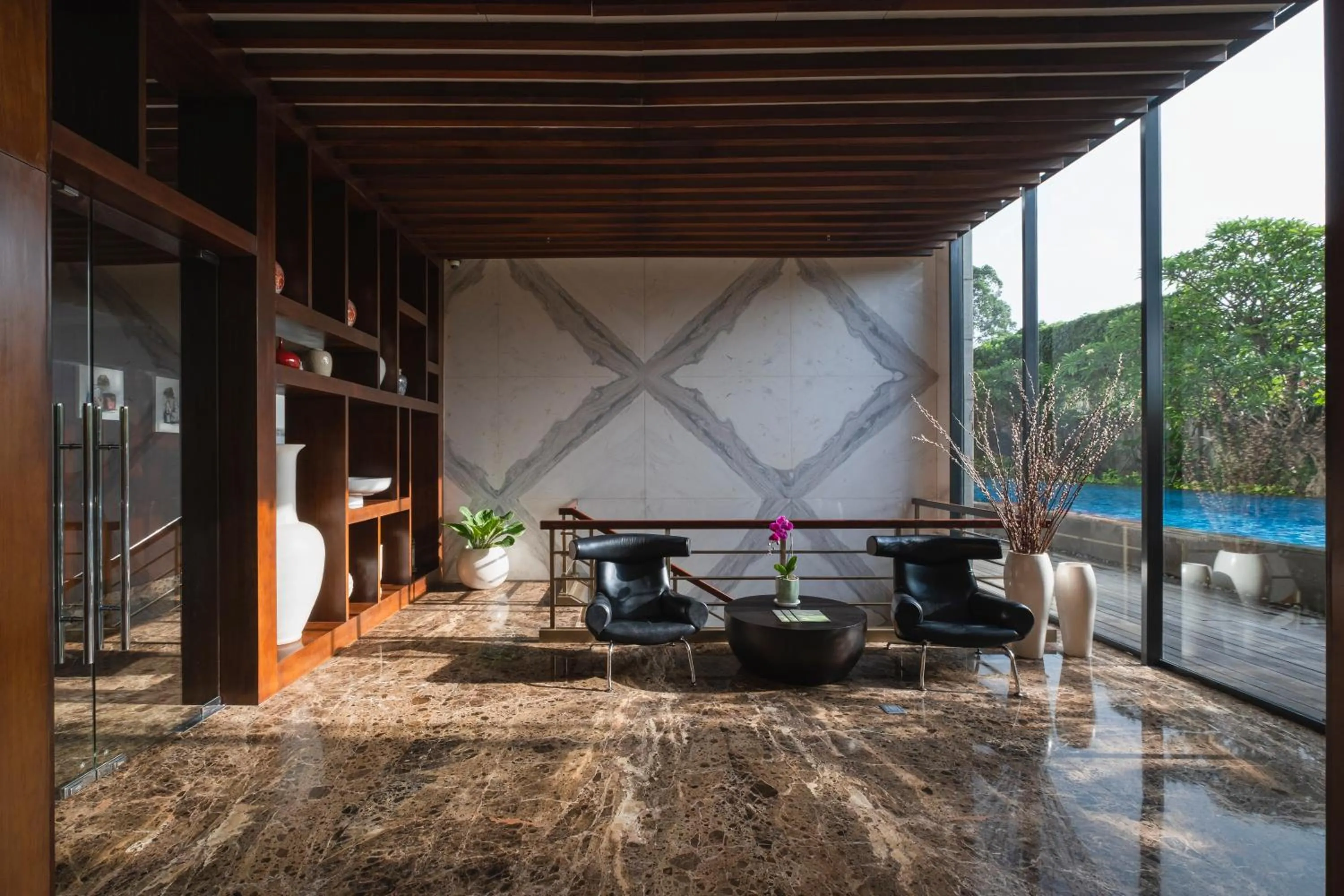 Lobby or reception in Veranda Serviced Residence Puri