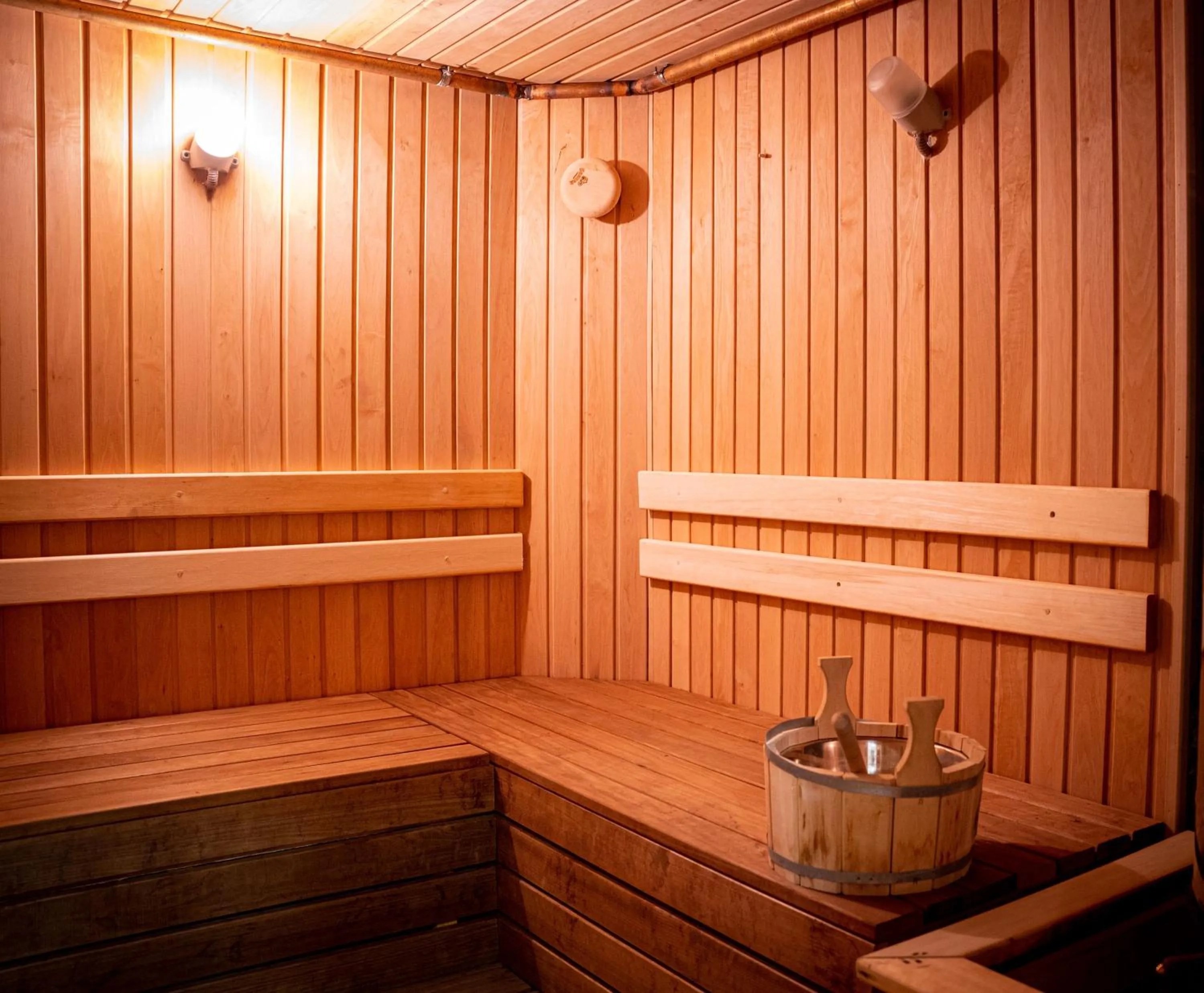 Sauna in Chagala Bautino Hotel