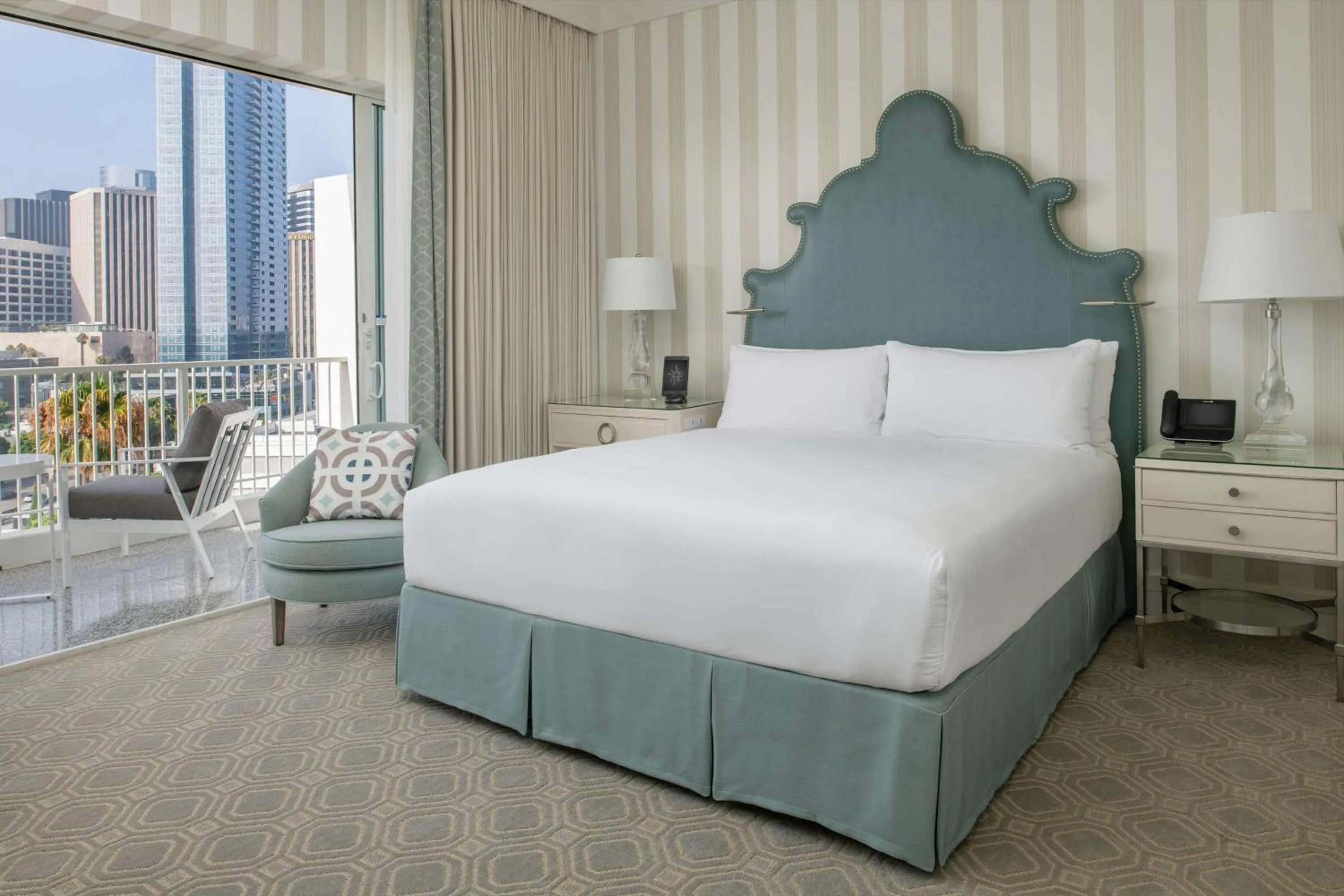 Bed in The Beverly Hilton