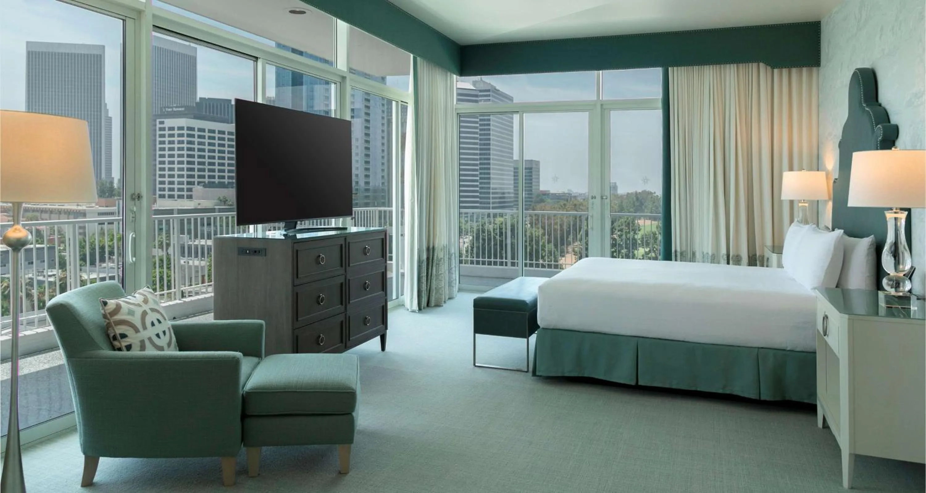 Bed in The Beverly Hilton