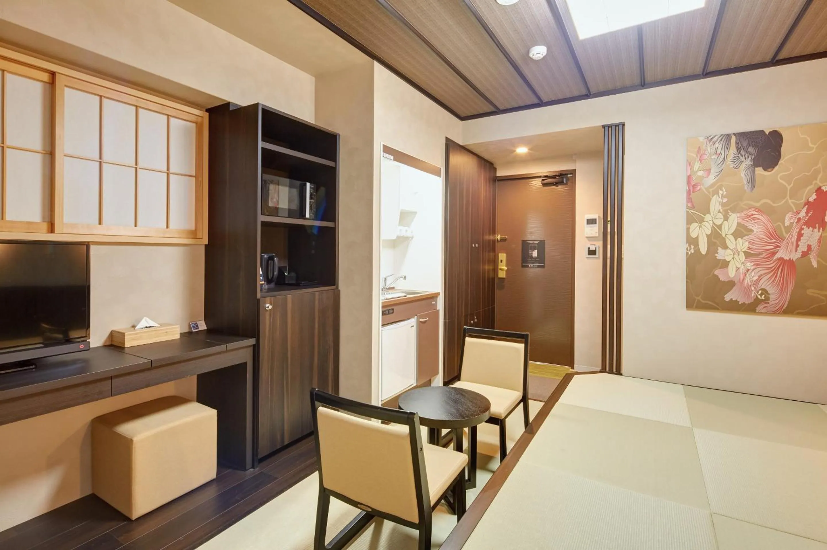 Living room in Hotel Amaterrace Nippombashi-higashi
