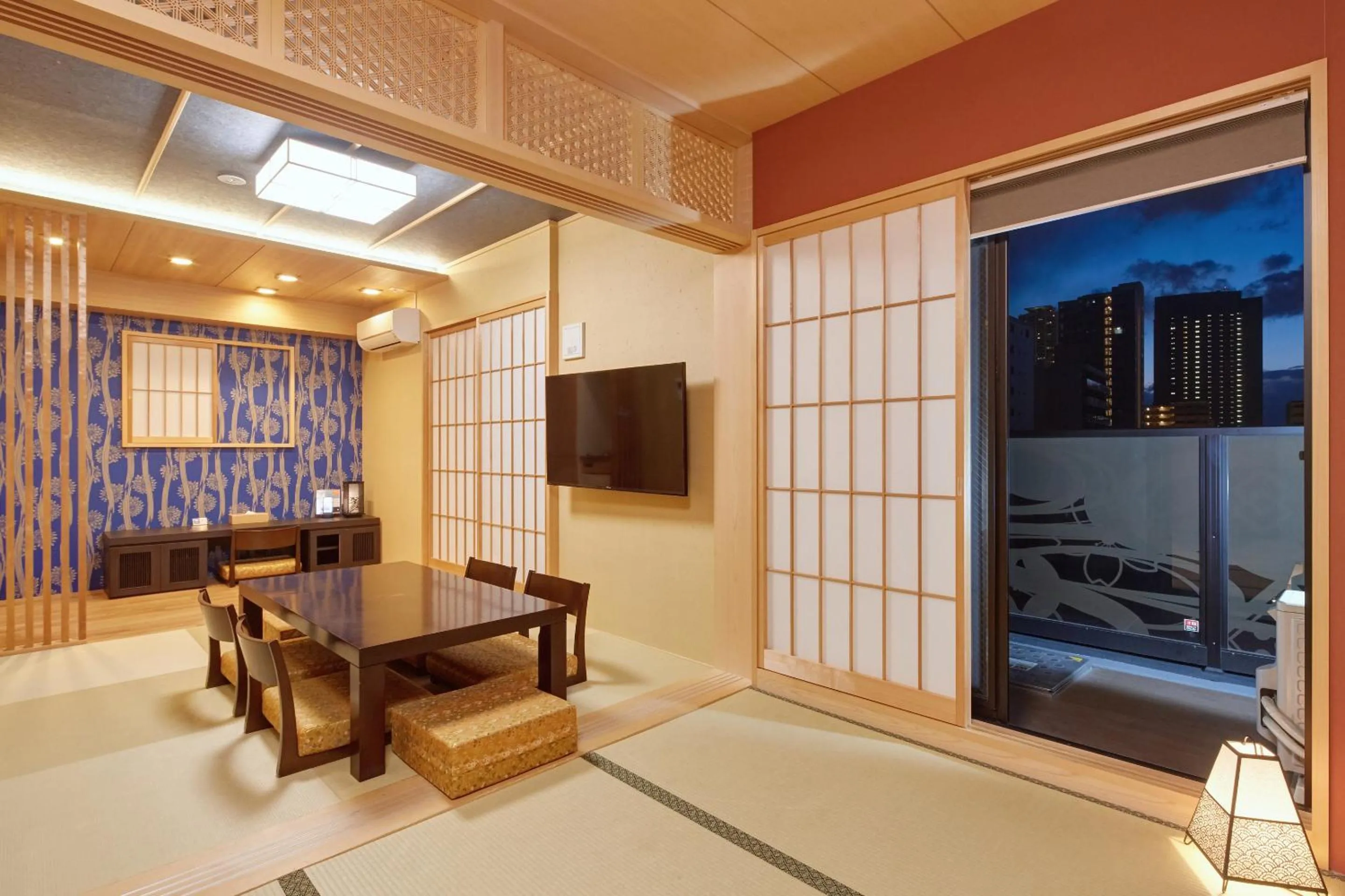 Living room in Hotel Amaterrace Nippombashi-higashi