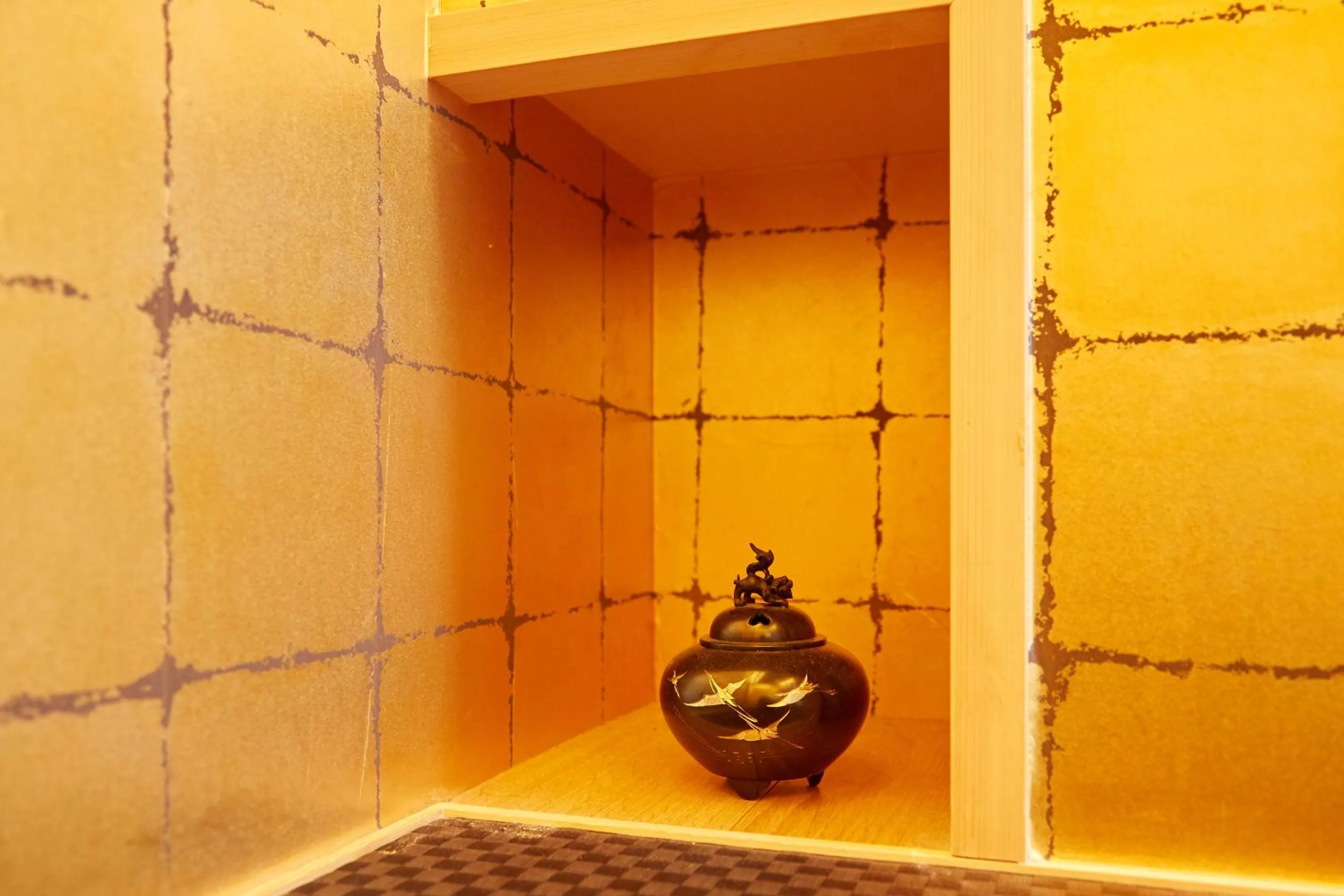 Decorative detail in Hotel Amaterrace Nippombashi-higashi