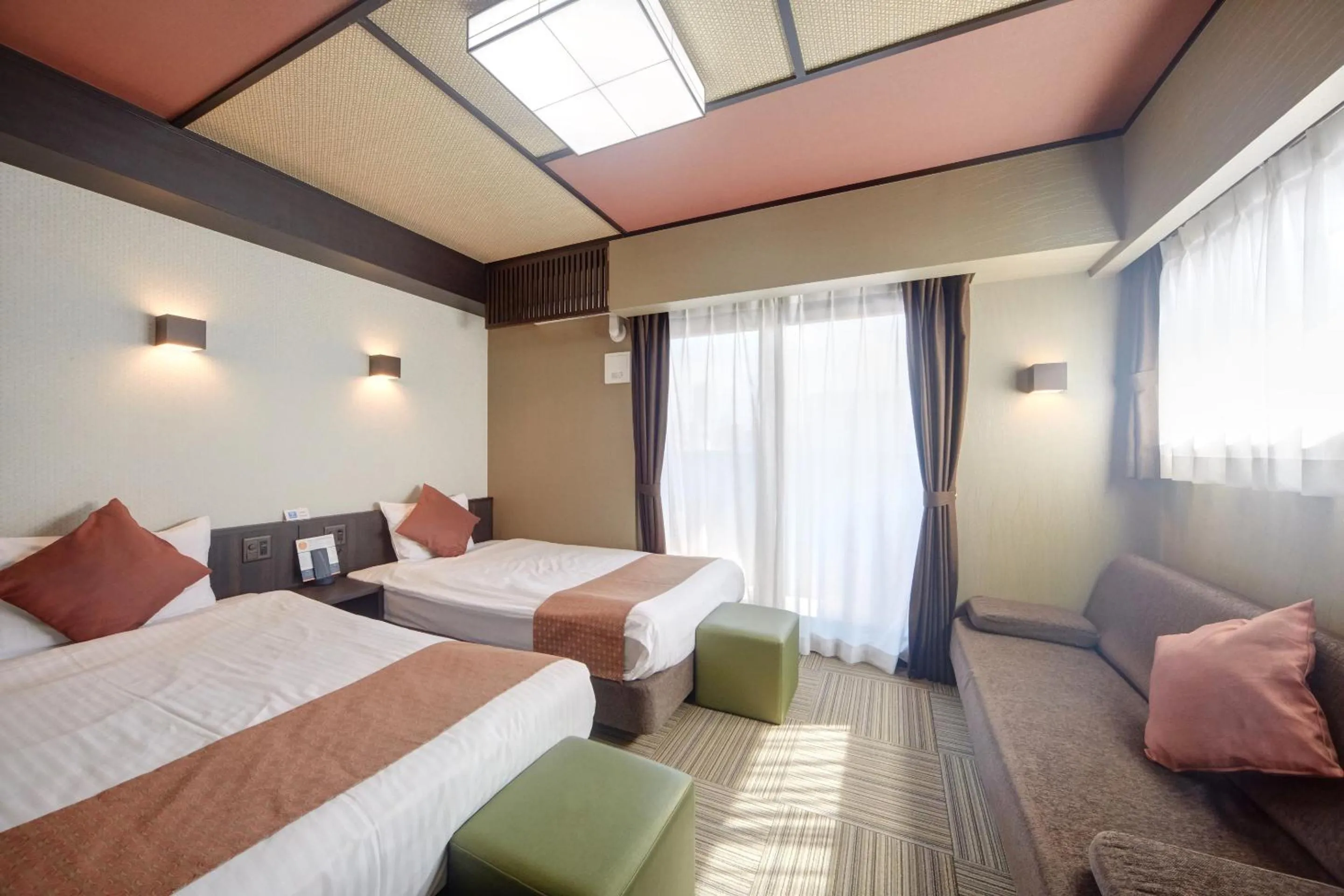 Bedroom, Bed in Hotel Amaterrace Nippombashi-higashi