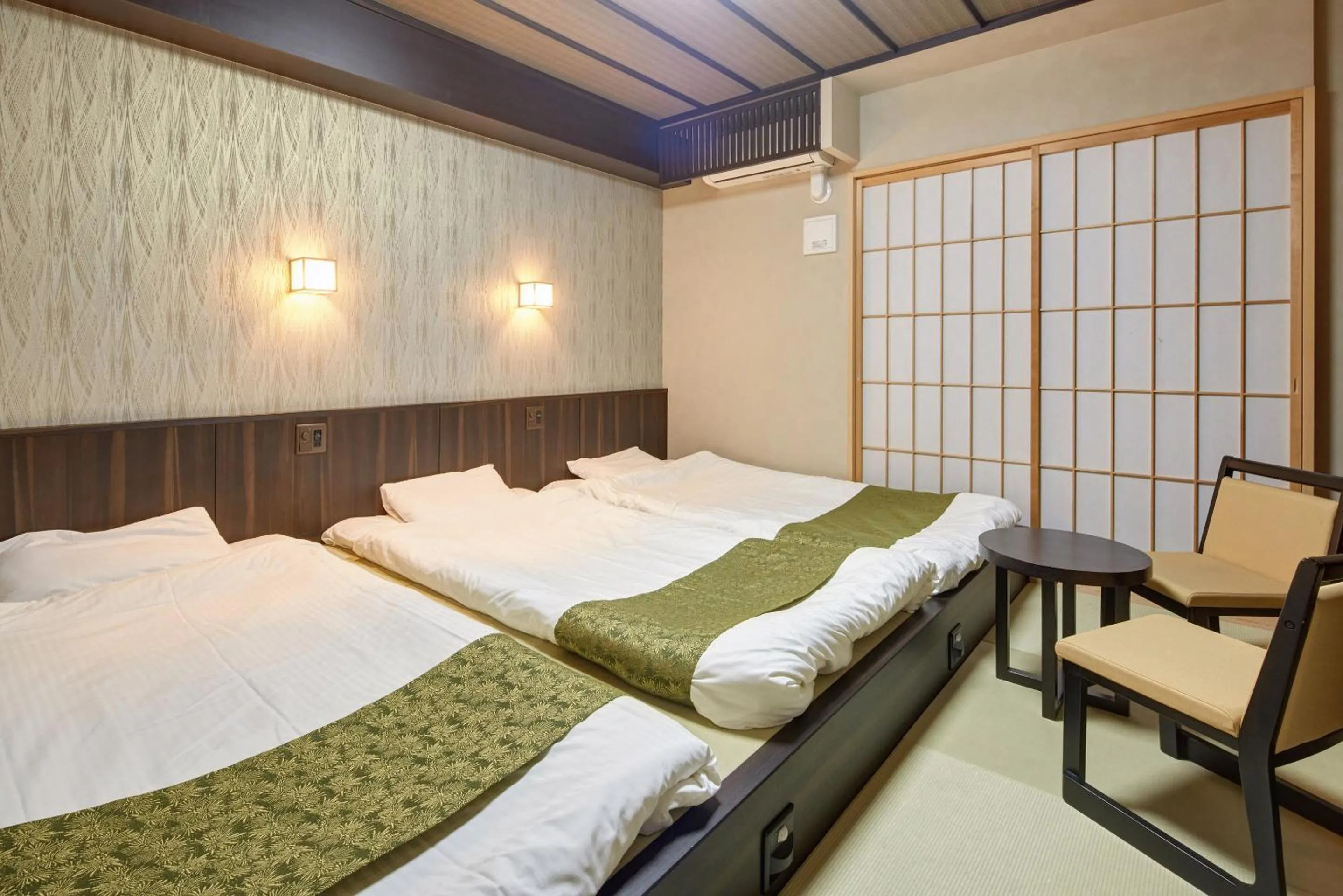 Living room, Bed in Hotel Amaterrace Nippombashi-higashi