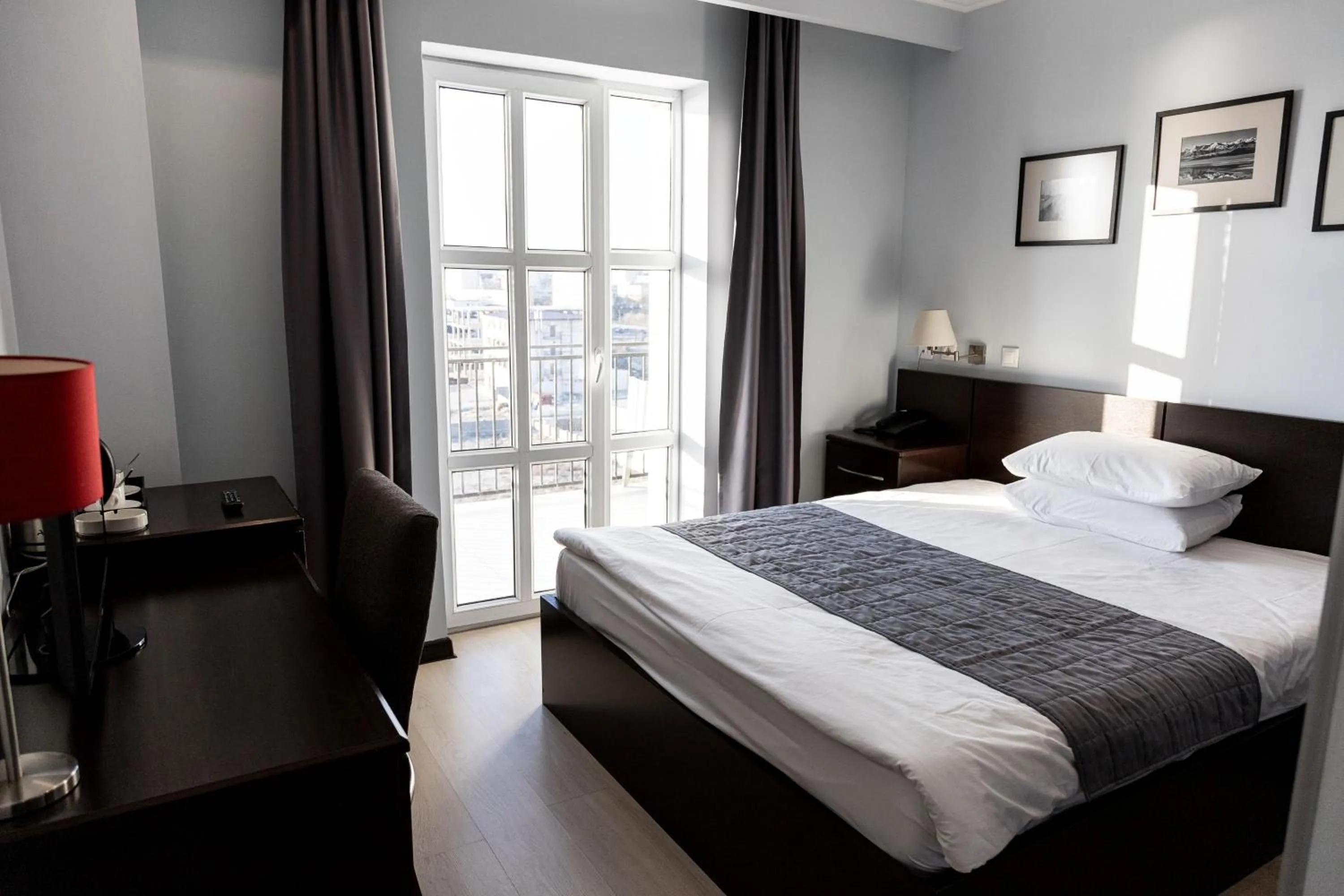 Bed in Chagala Aktau Hotel