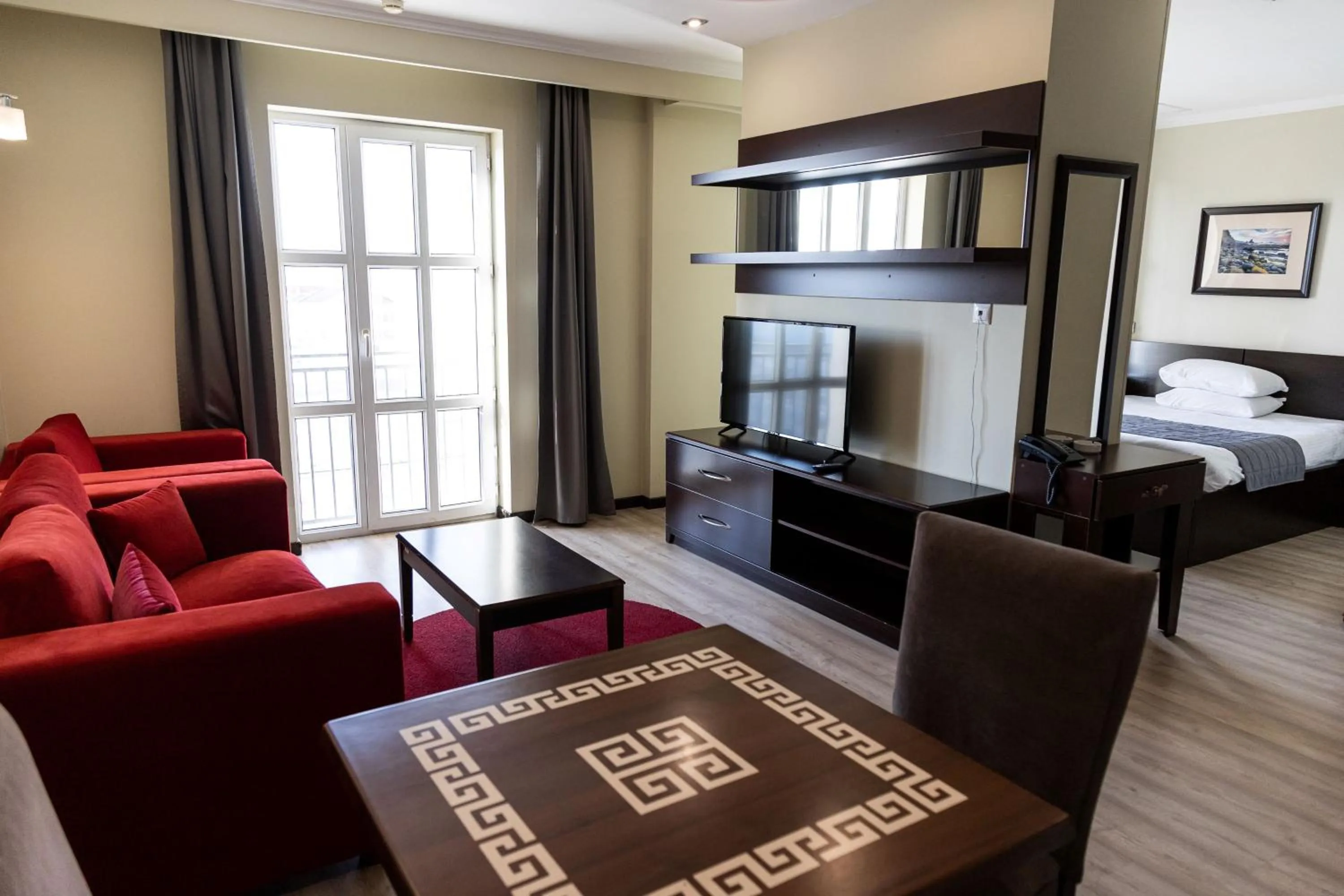 Photo of the whole room, Bed in Chagala Aktau Hotel