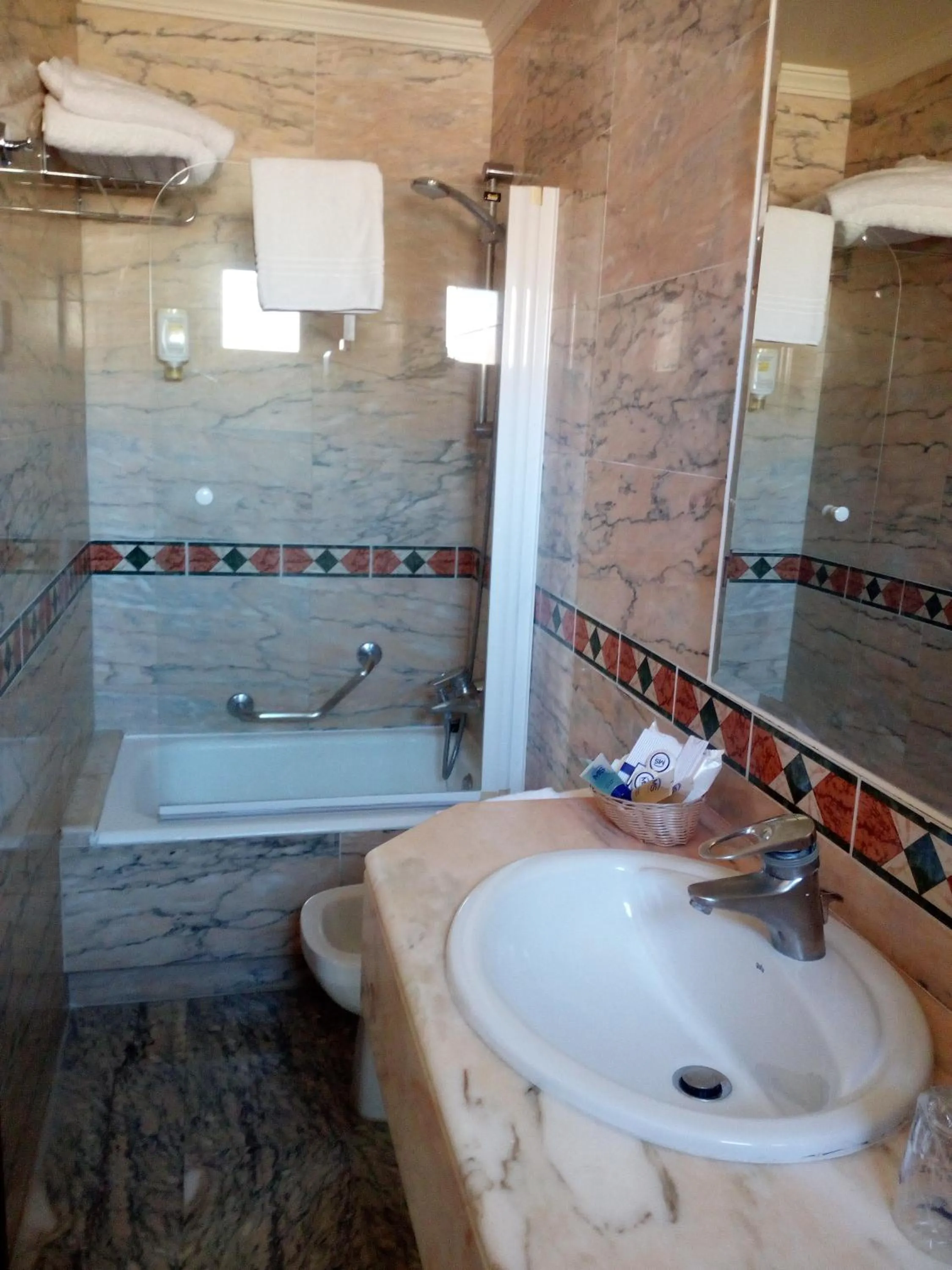 Shower in MS Amaragua