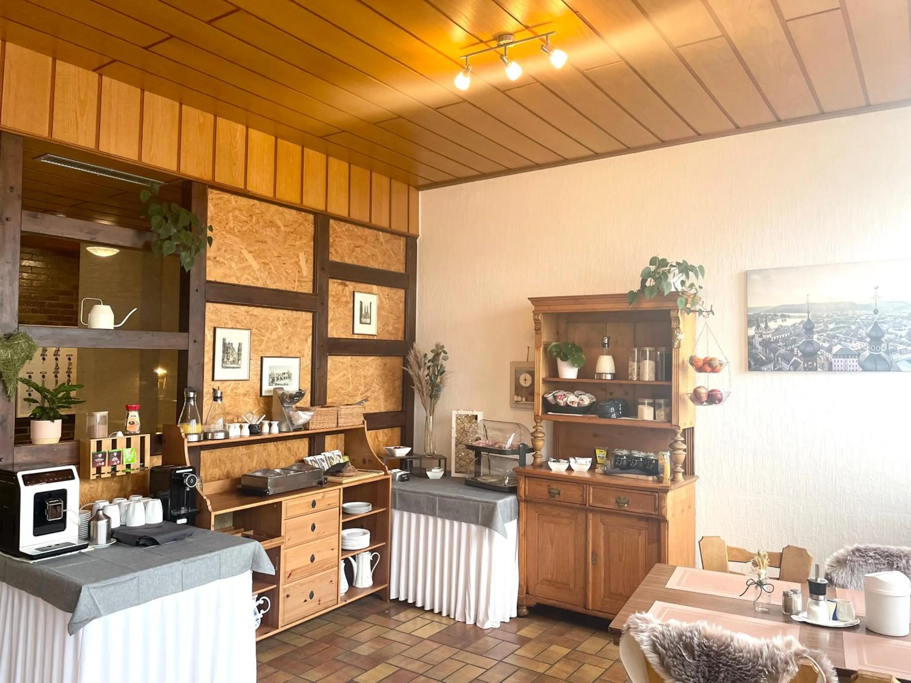 Buffet breakfast in Hotel-Pension Hommen