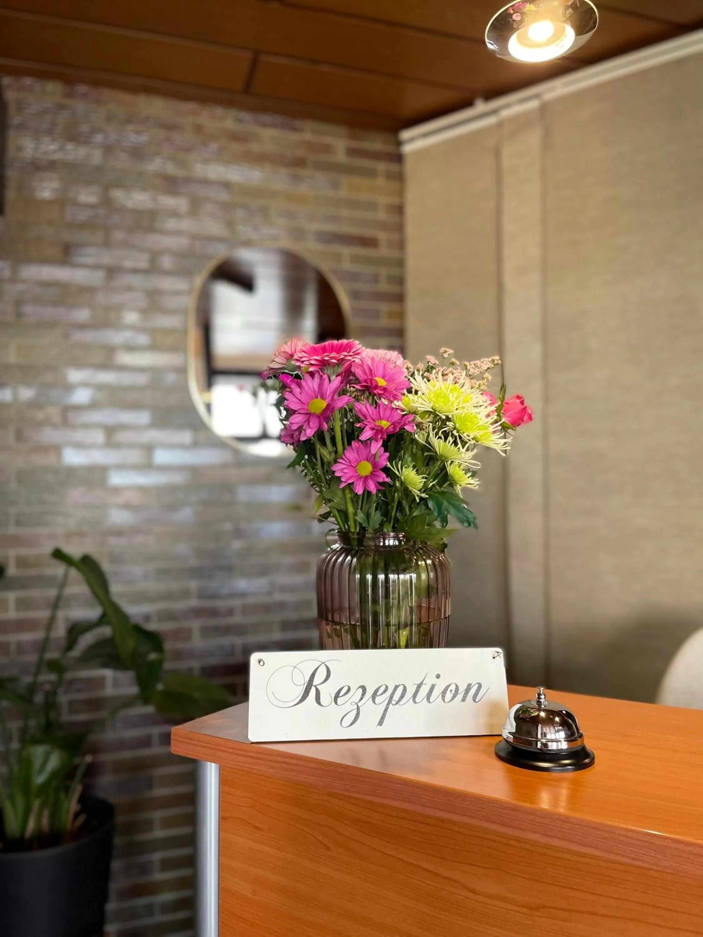 Lobby or reception in Hotel-Pension Hommen