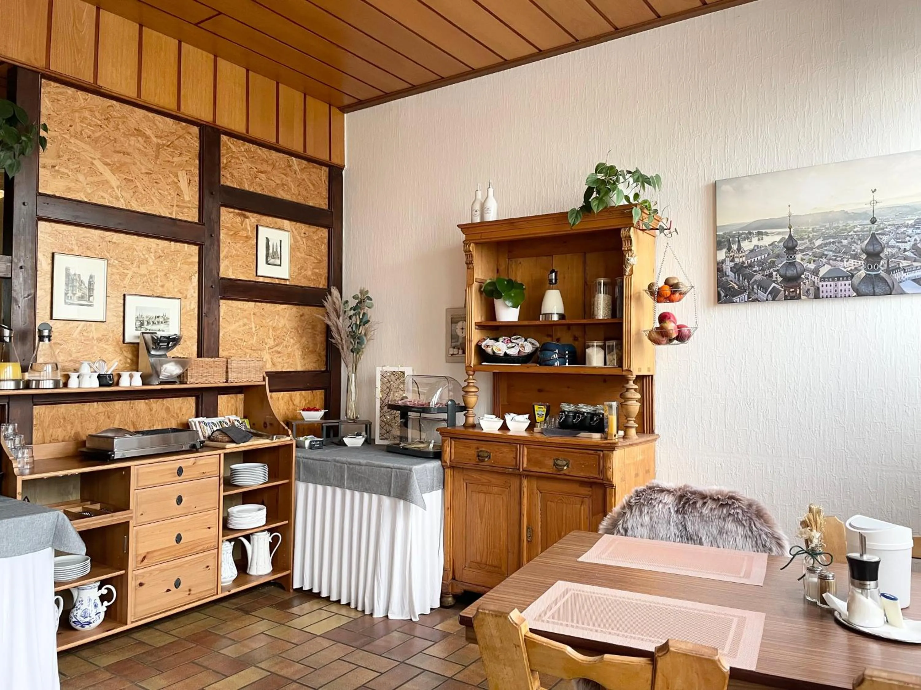 Buffet breakfast in Hotel-Pension Hommen