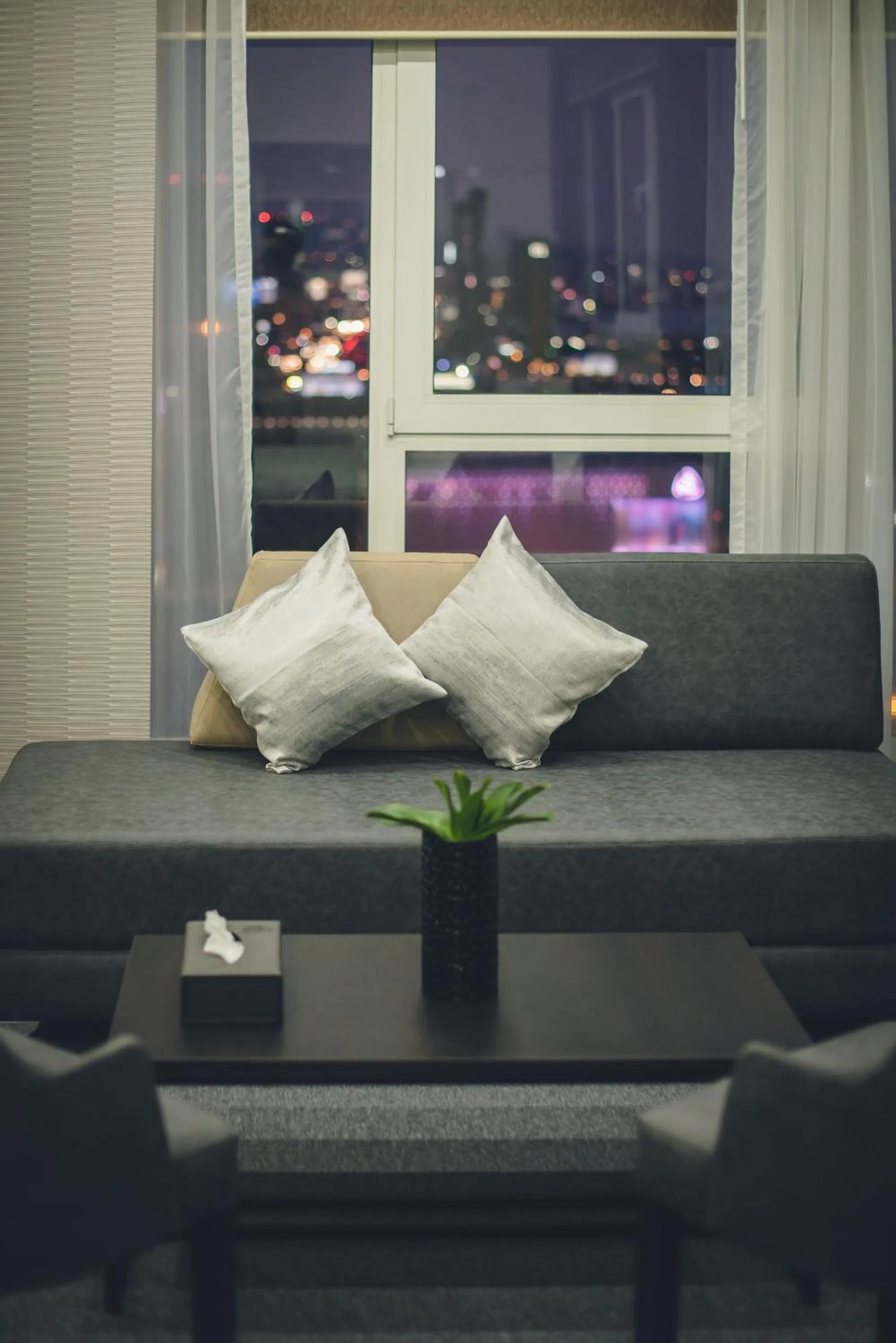 Seating area in Louis V Hotel Beirut