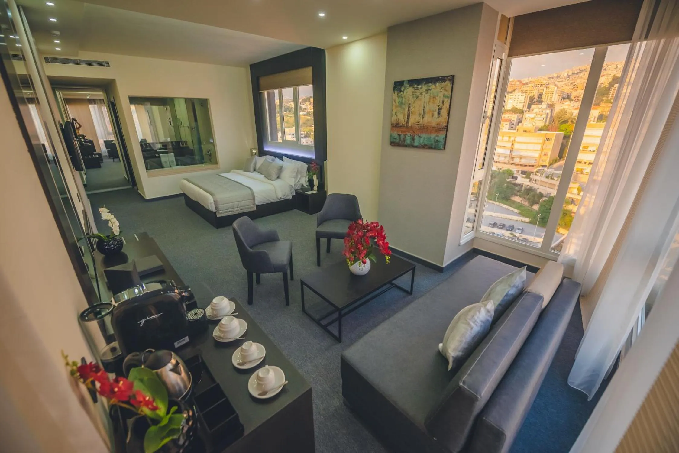 Living room in Louis V Hotel Beirut