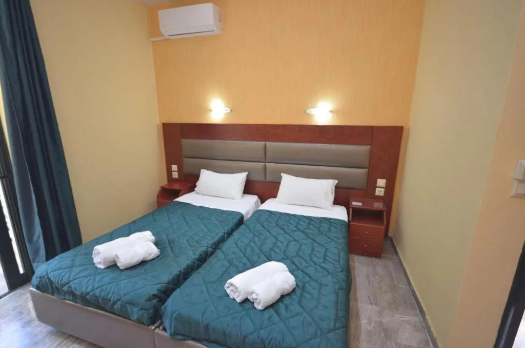 Bed in Kerkyra Beach Hotel & Apartments
